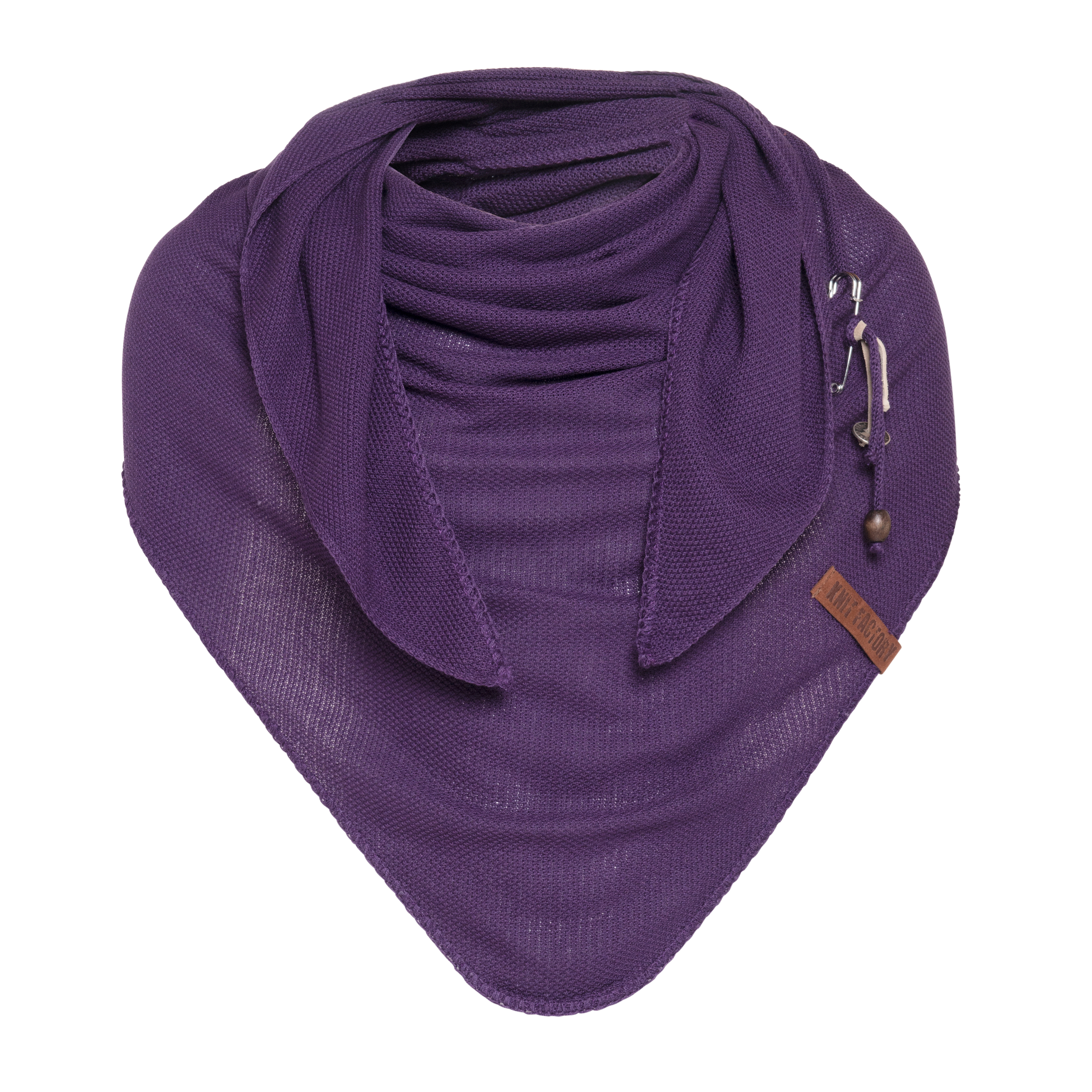 Lola Triangle Scarf Purple