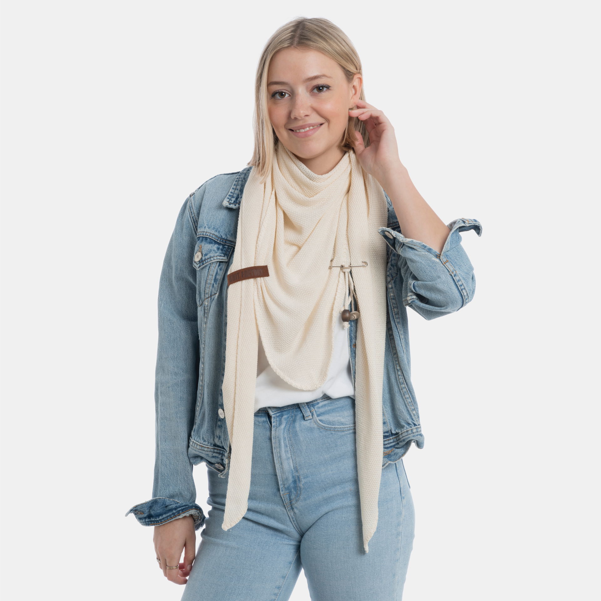 Lola Omslagdoek Ecru