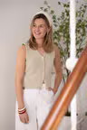 Lumi Knitted Gilet Olive Mist - 36/38