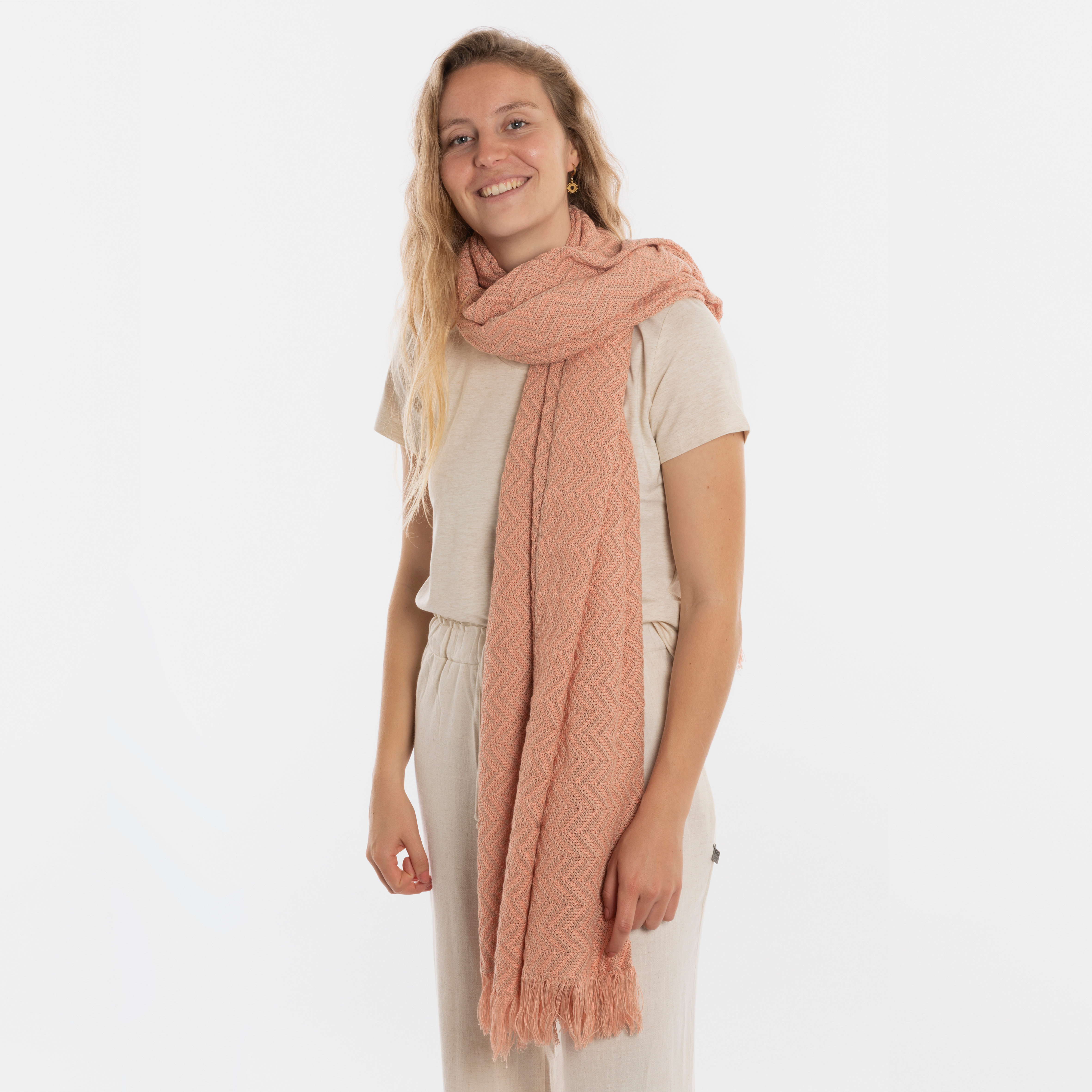 Soleil Scarf Tuscany Pink/Apricot