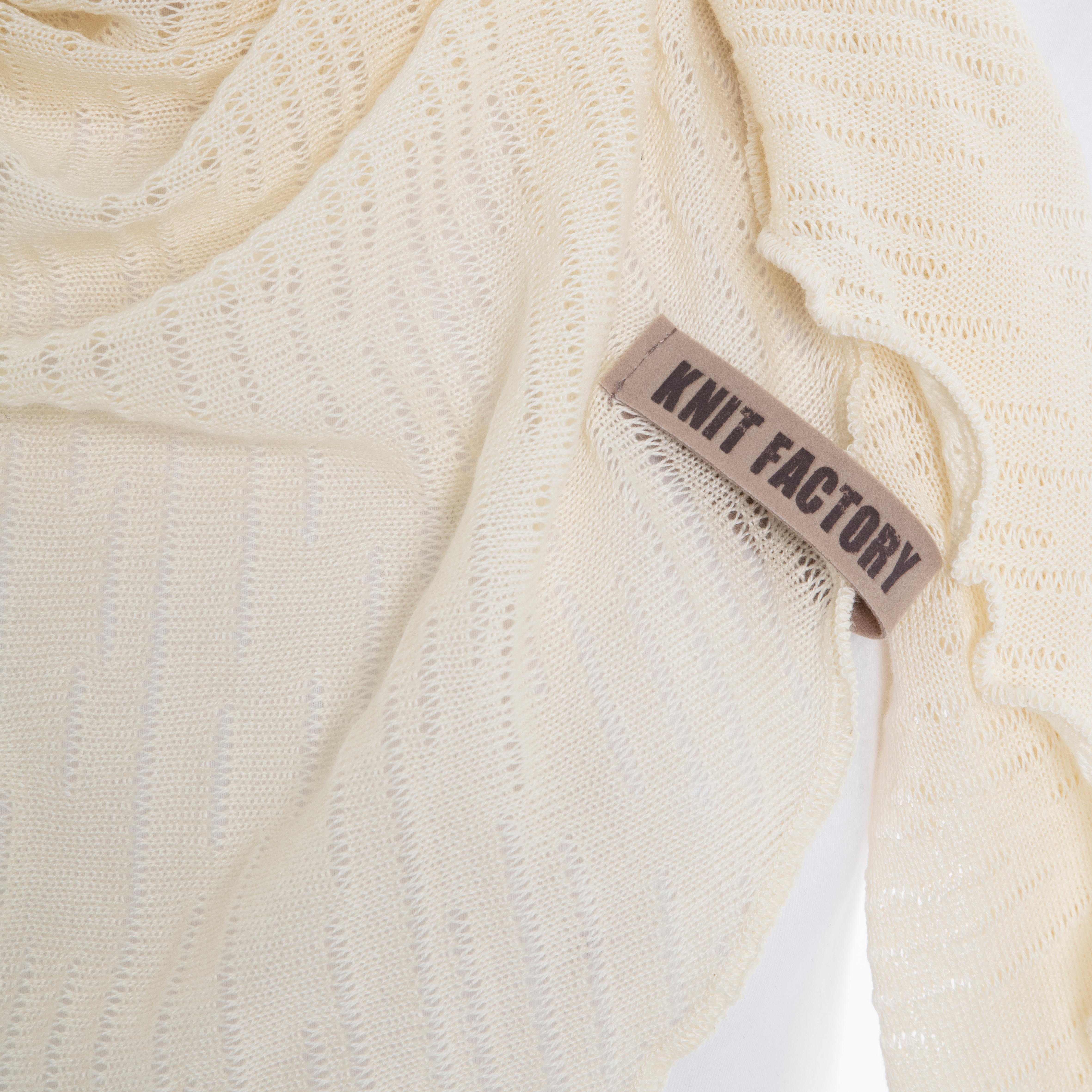 Jose Triangle Scarf Beige