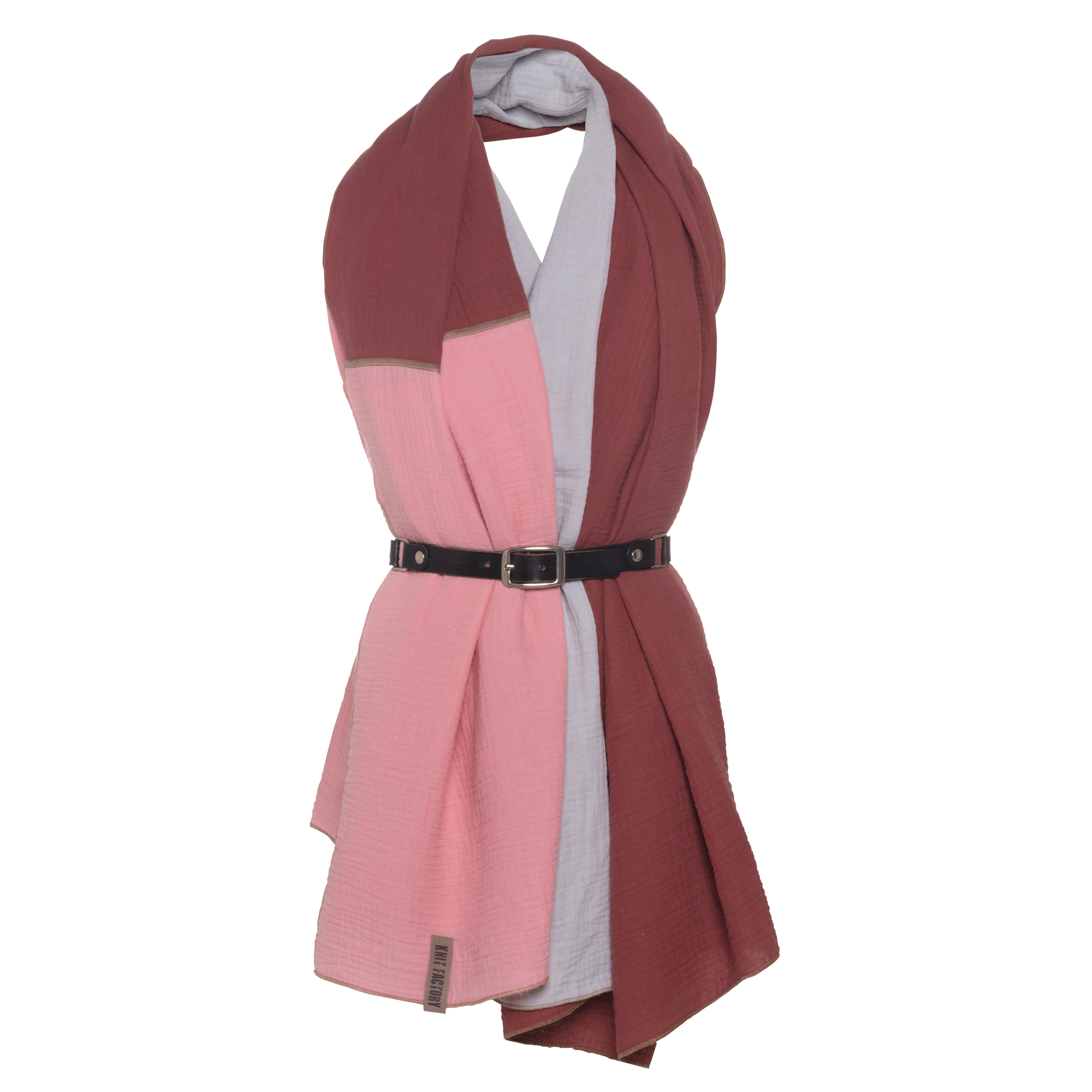 Fay Pareo - XL Scarf - Beach cloth Stone Red/Pink