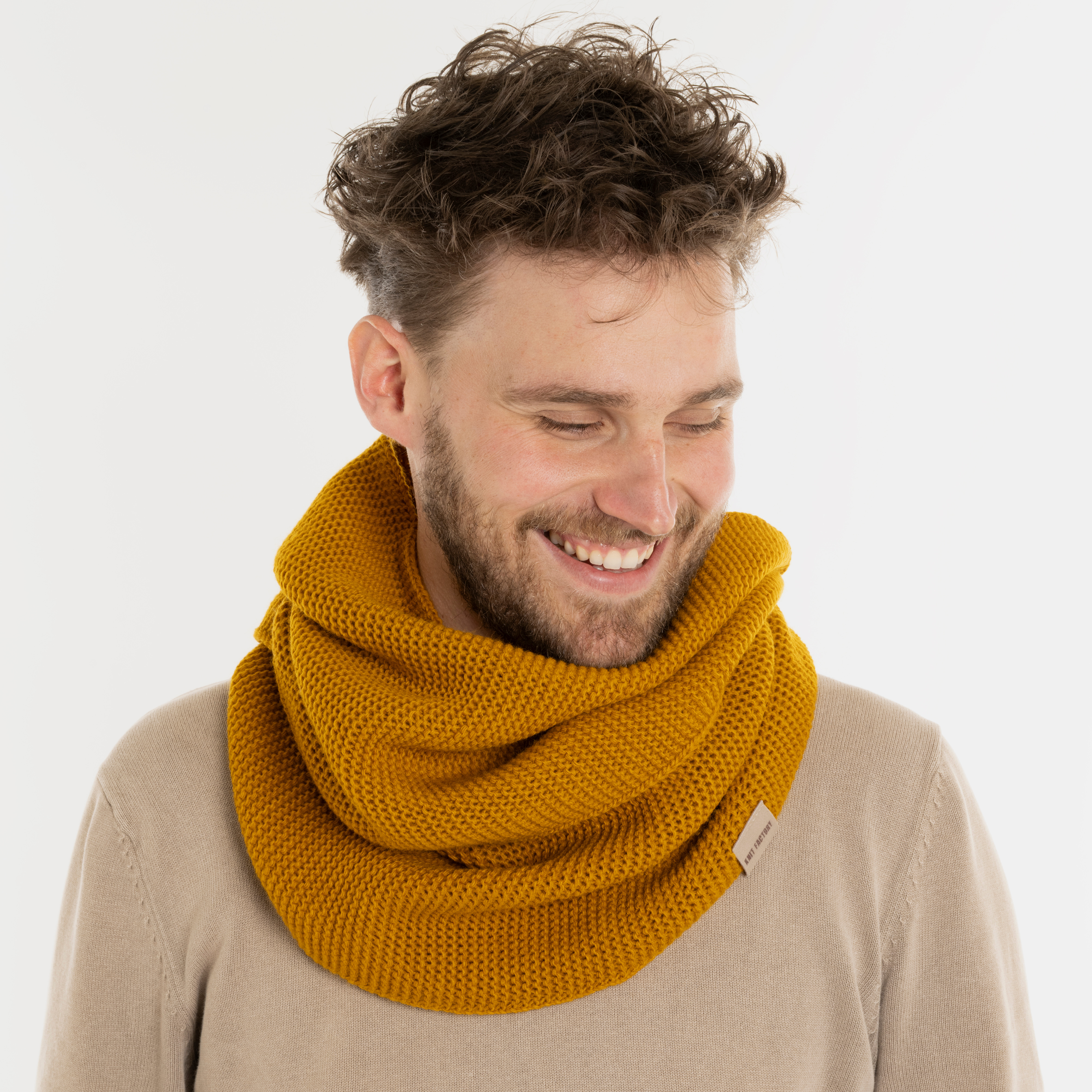 Jamie Infinity Scarf Ochre