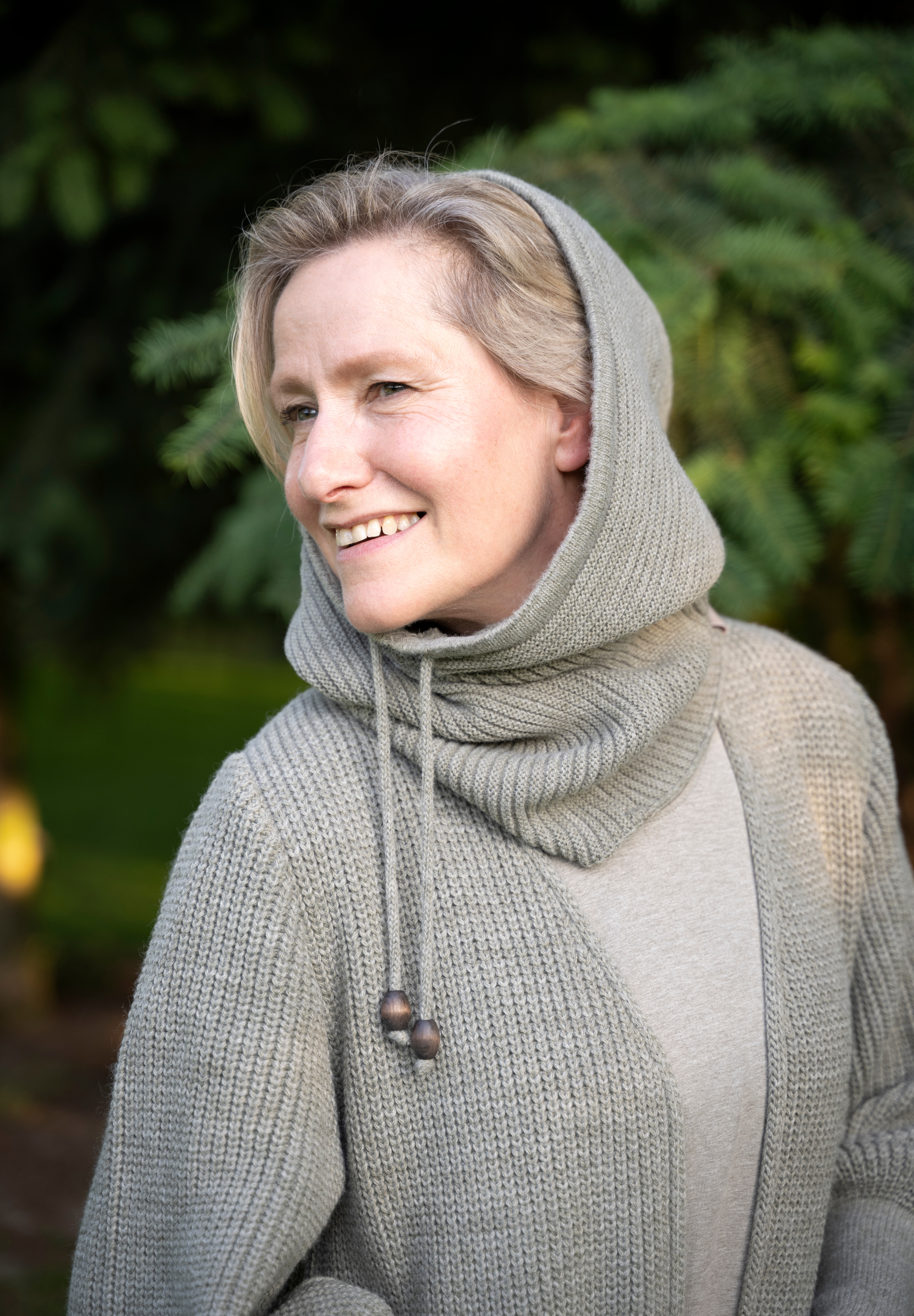 Evy Hooded Scarf Mauve