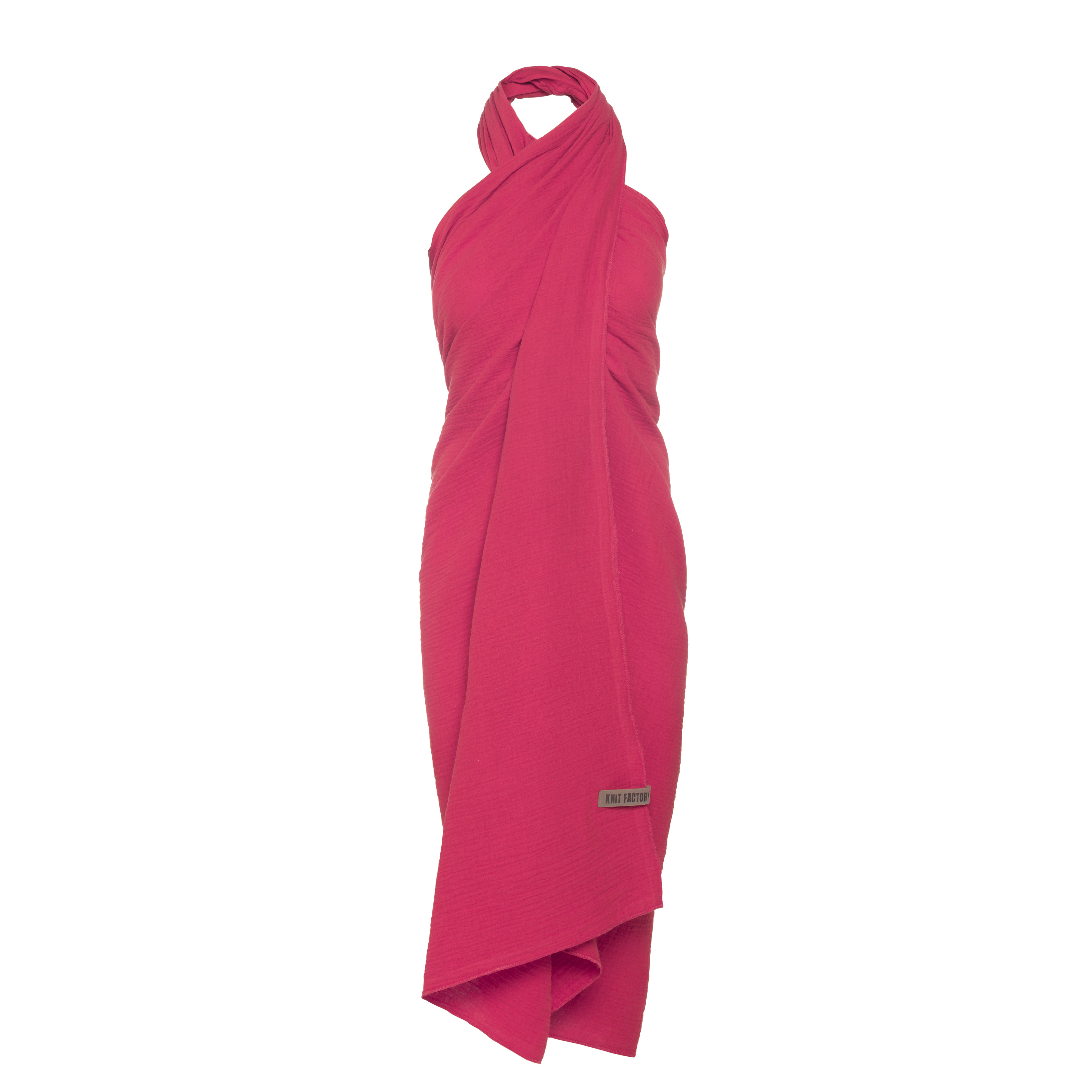Liv Pareo - XL Sjaal - Stranddoek Fuchsia