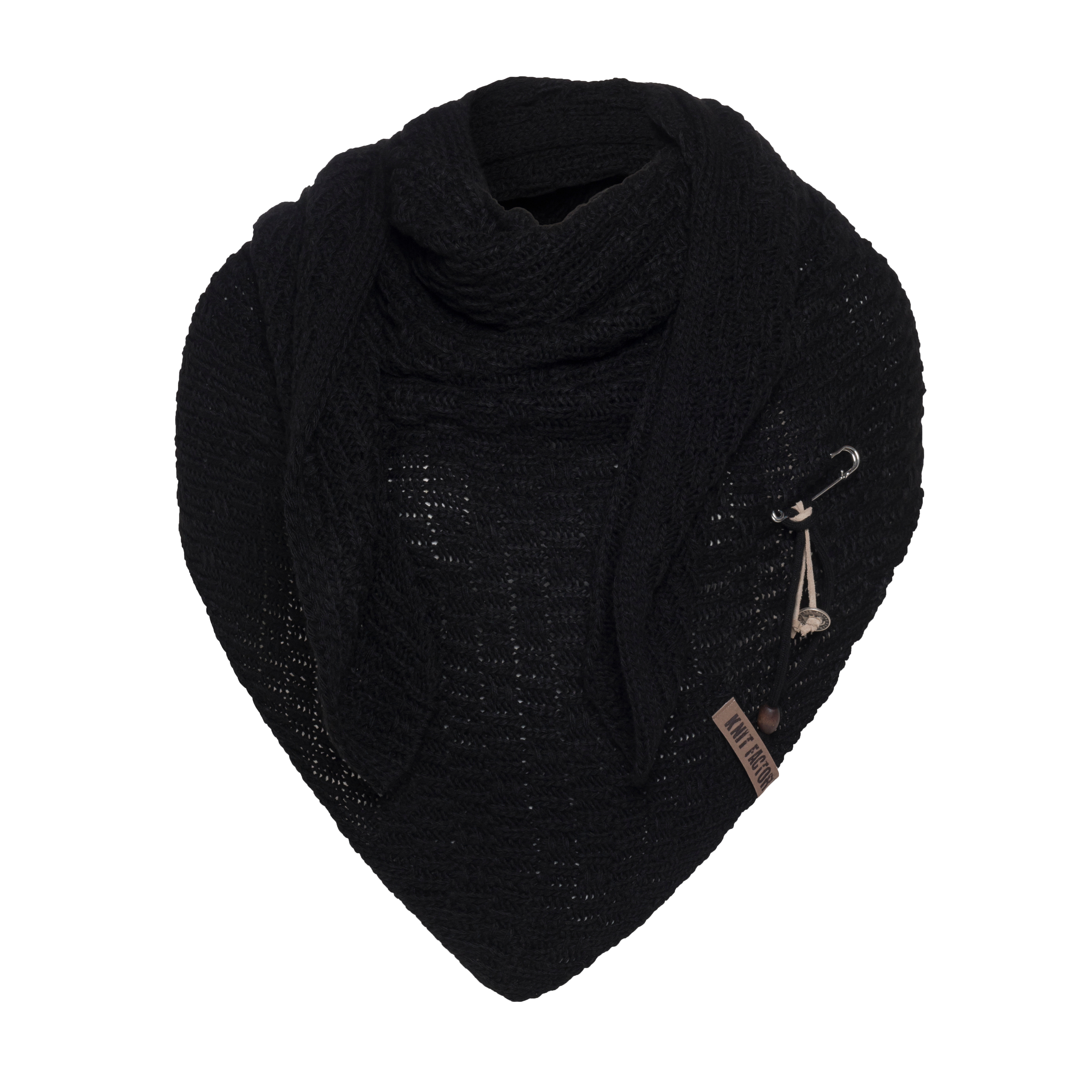 Jaida Triangle Scarf Black