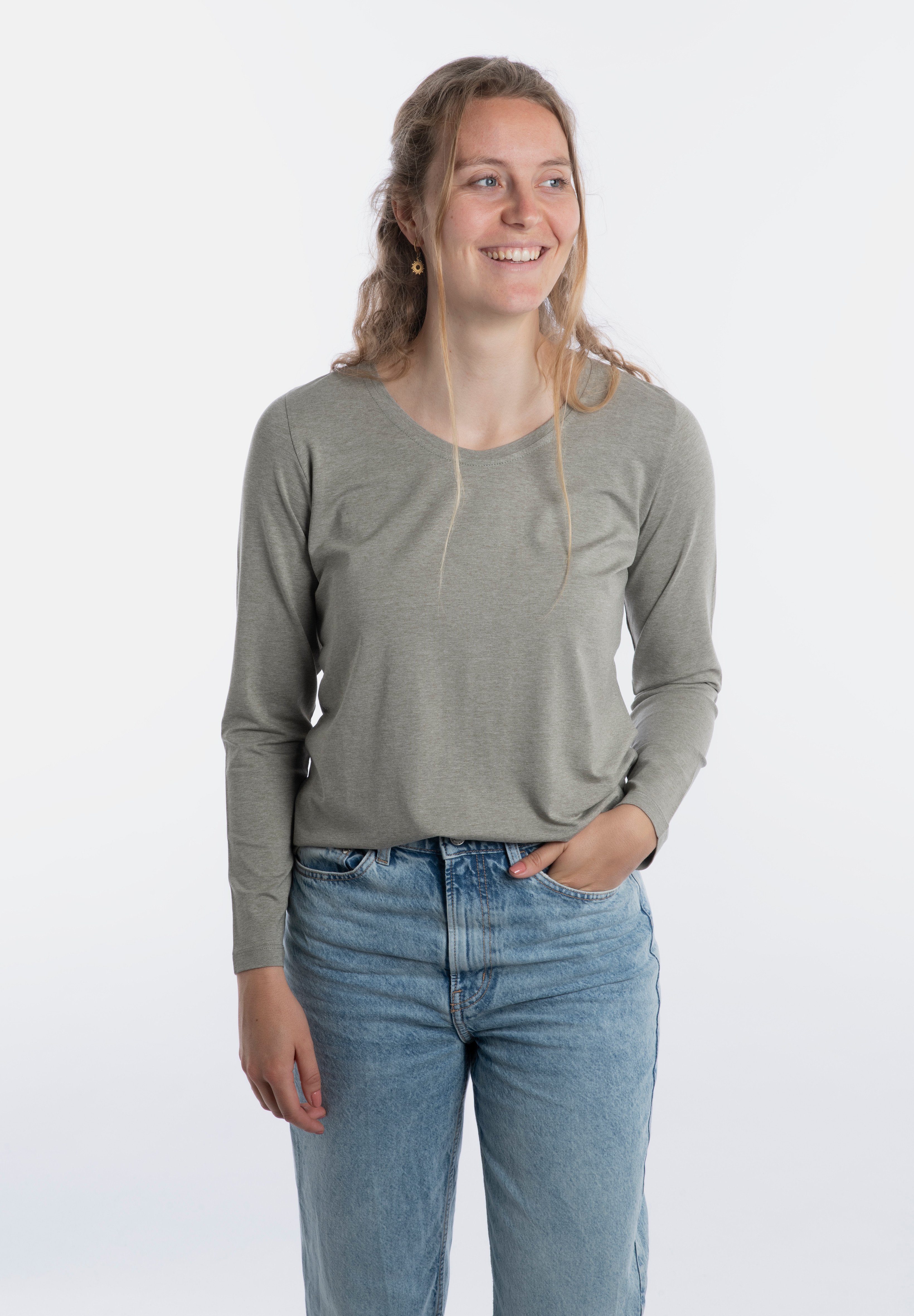 Lily Shirt Urban Green - S - Long Sleeves Lily Shirt Urban Green - S - Long Sleeves