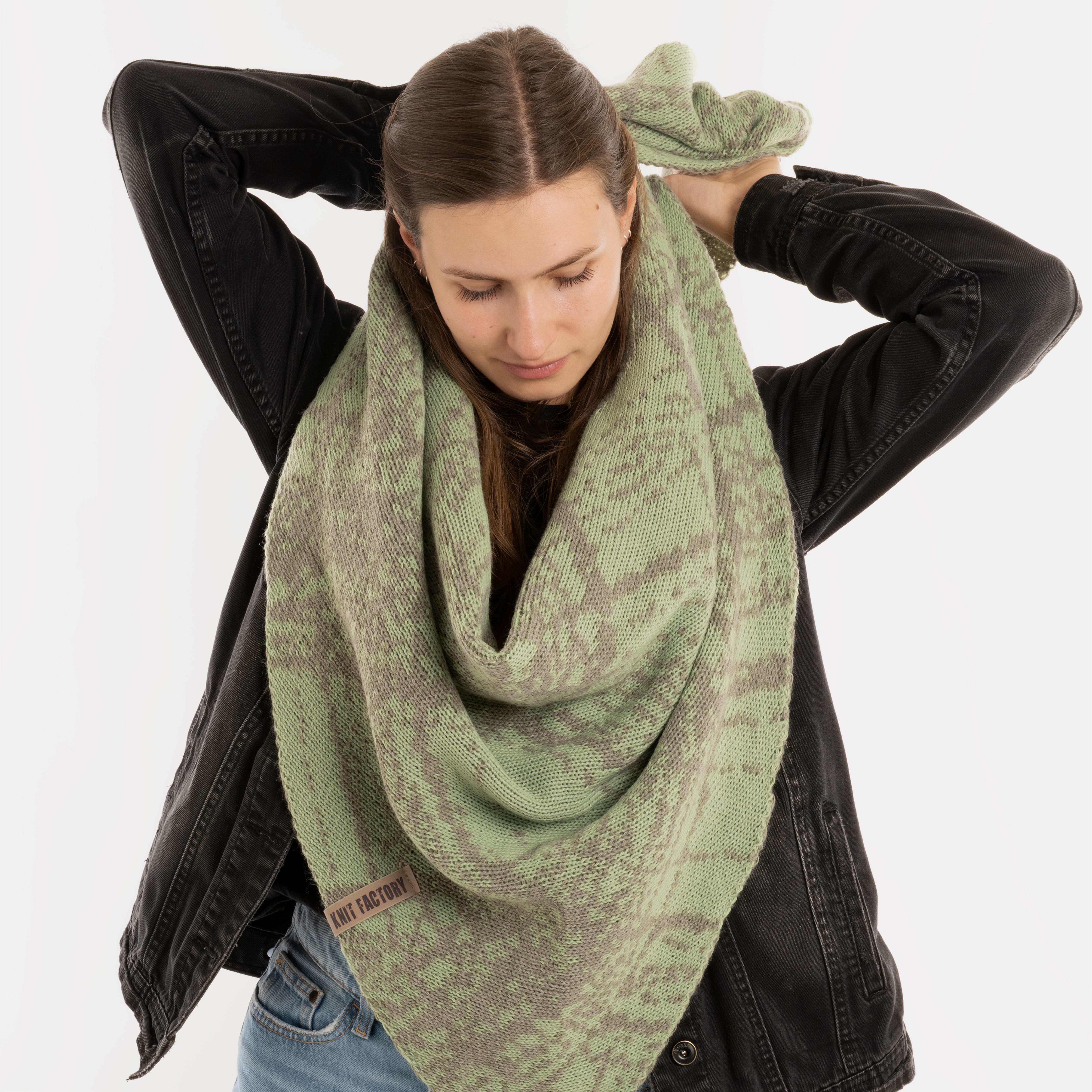 Lea Omslagdoek Urban Green/Sage Green