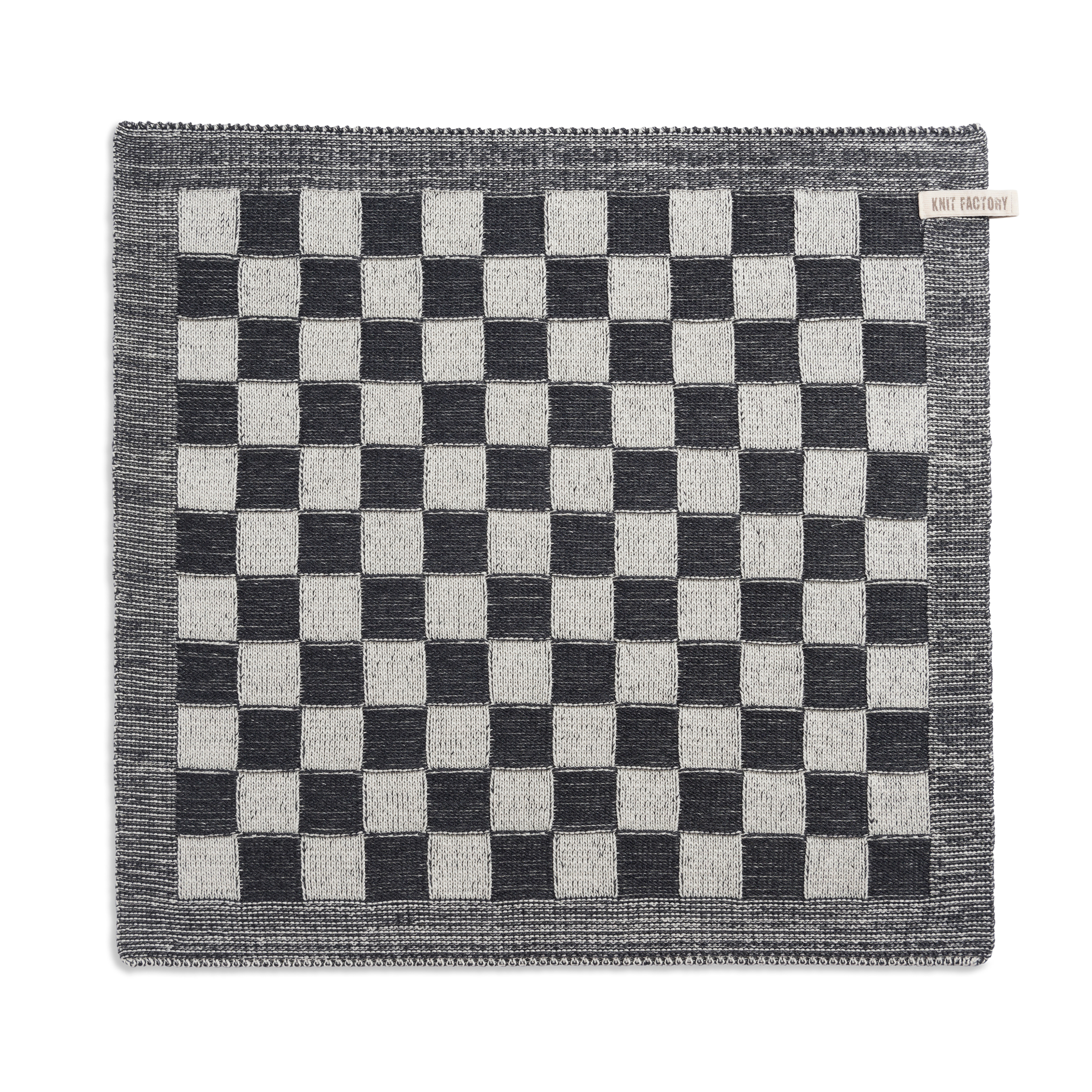 Kitchen Towel Block Ecru/Anthracite