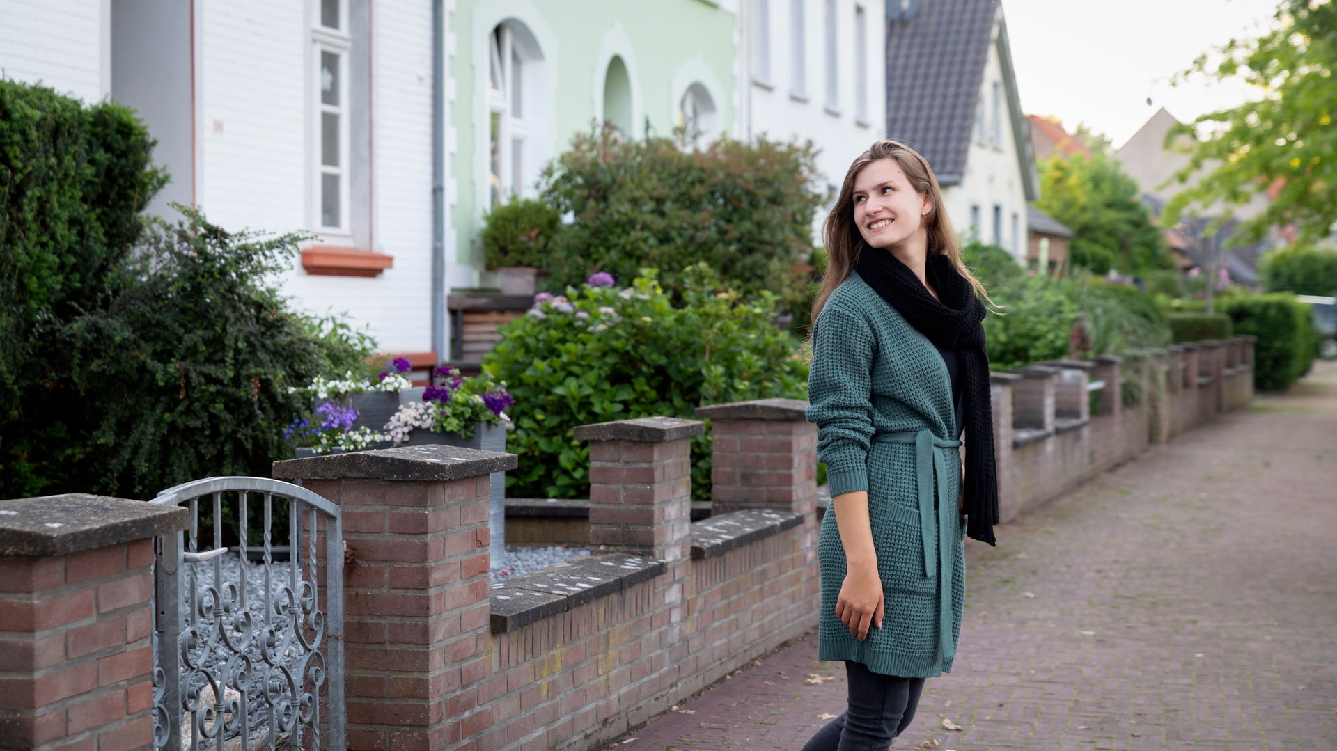 Robin Scarf Stone Green