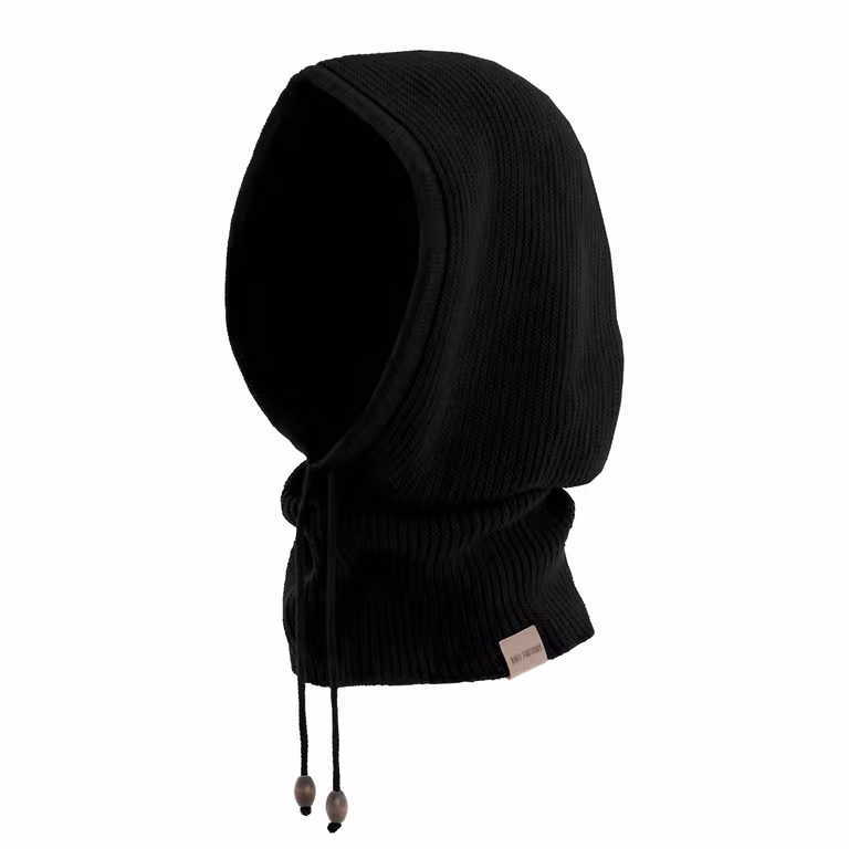 Evy Hooded Scarf Black