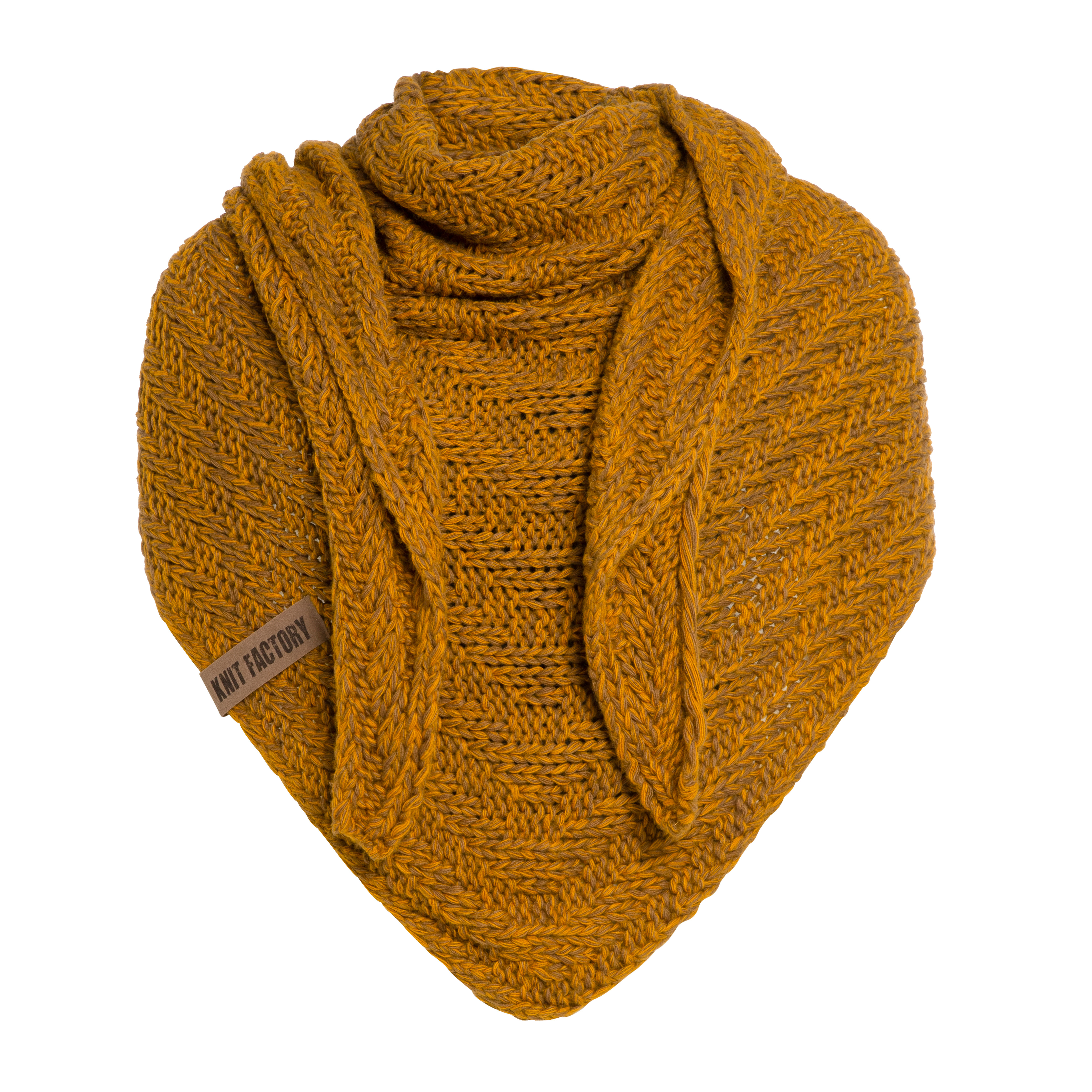 Sally Omslagdoek Oker/Tobacco