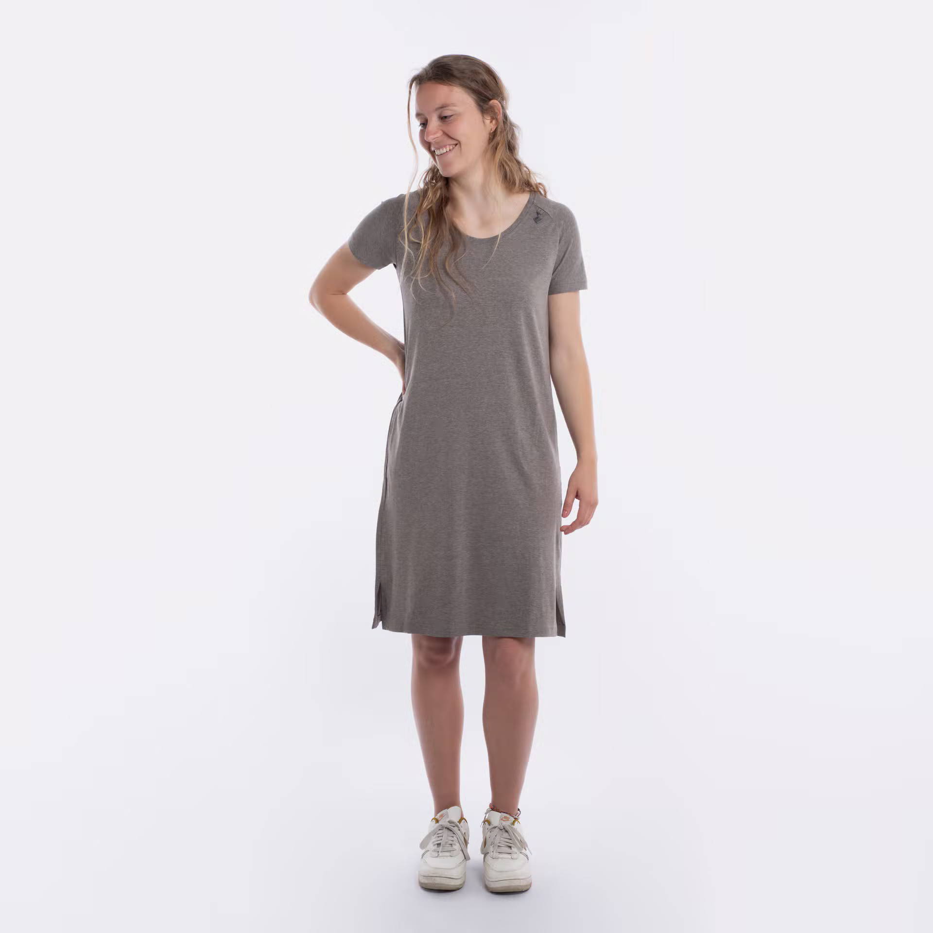 Lily Kleid Taupe - XL