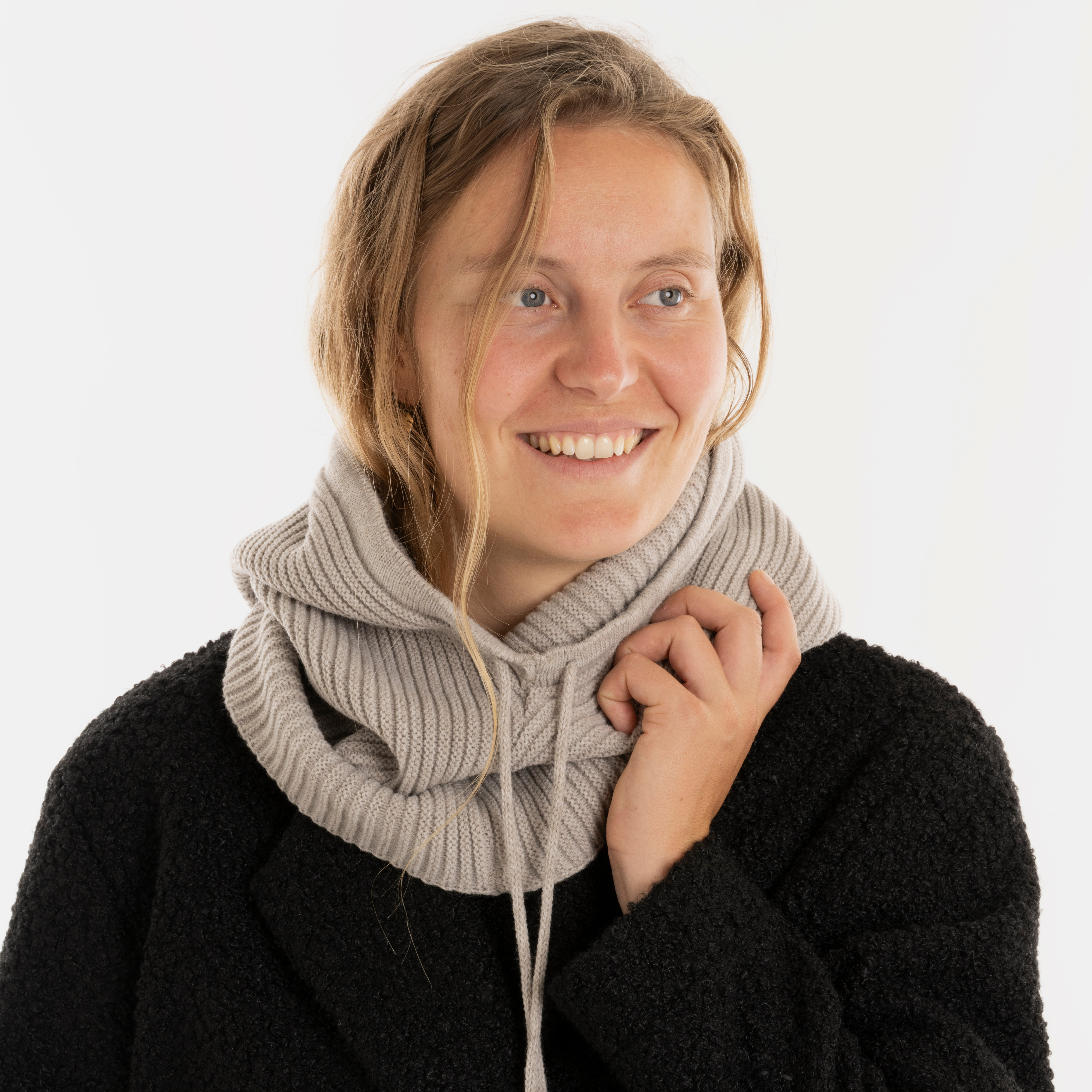 Evy Kapuzenschal Iced Clay