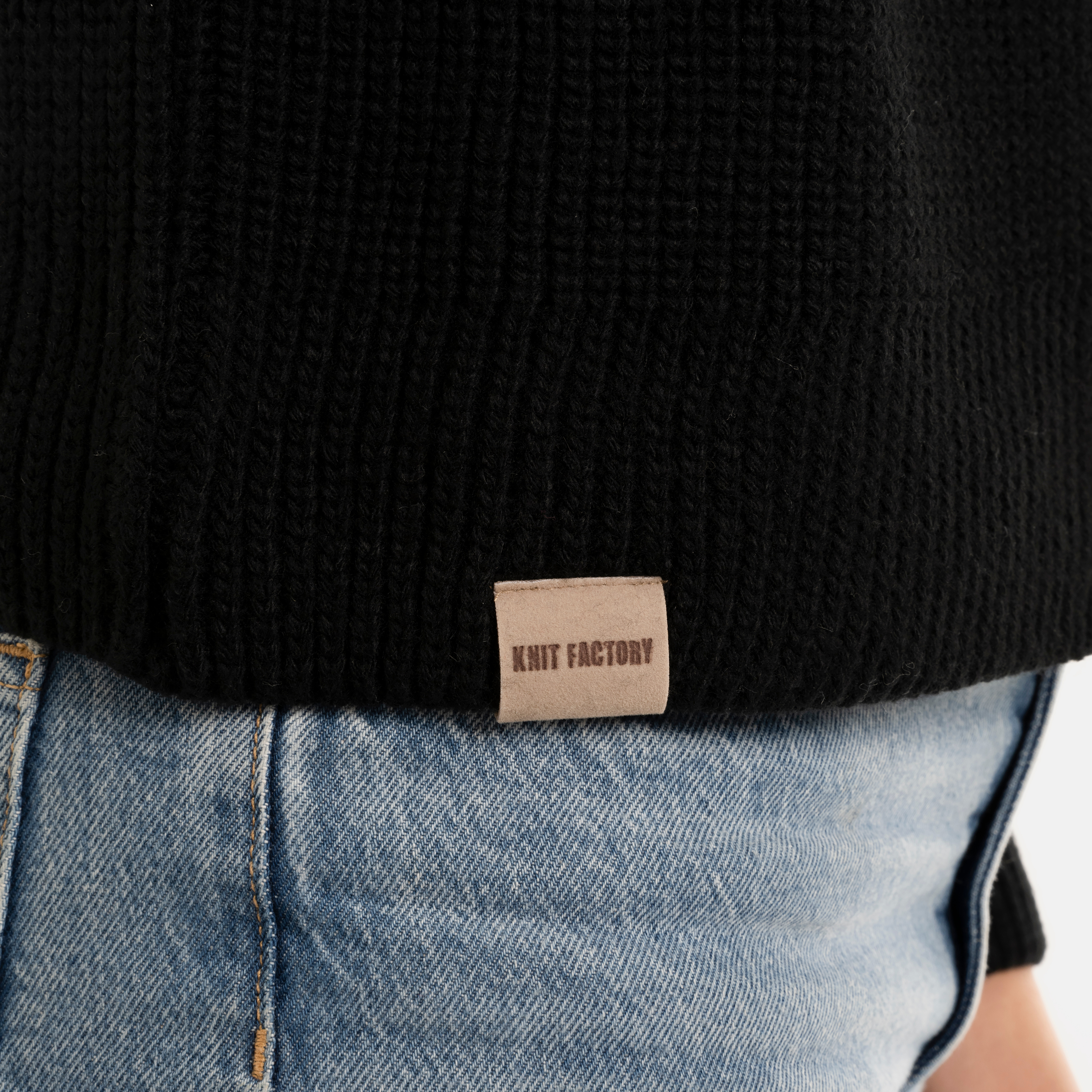 Lenny Kurze Strickjacke Schwarz - 40/42