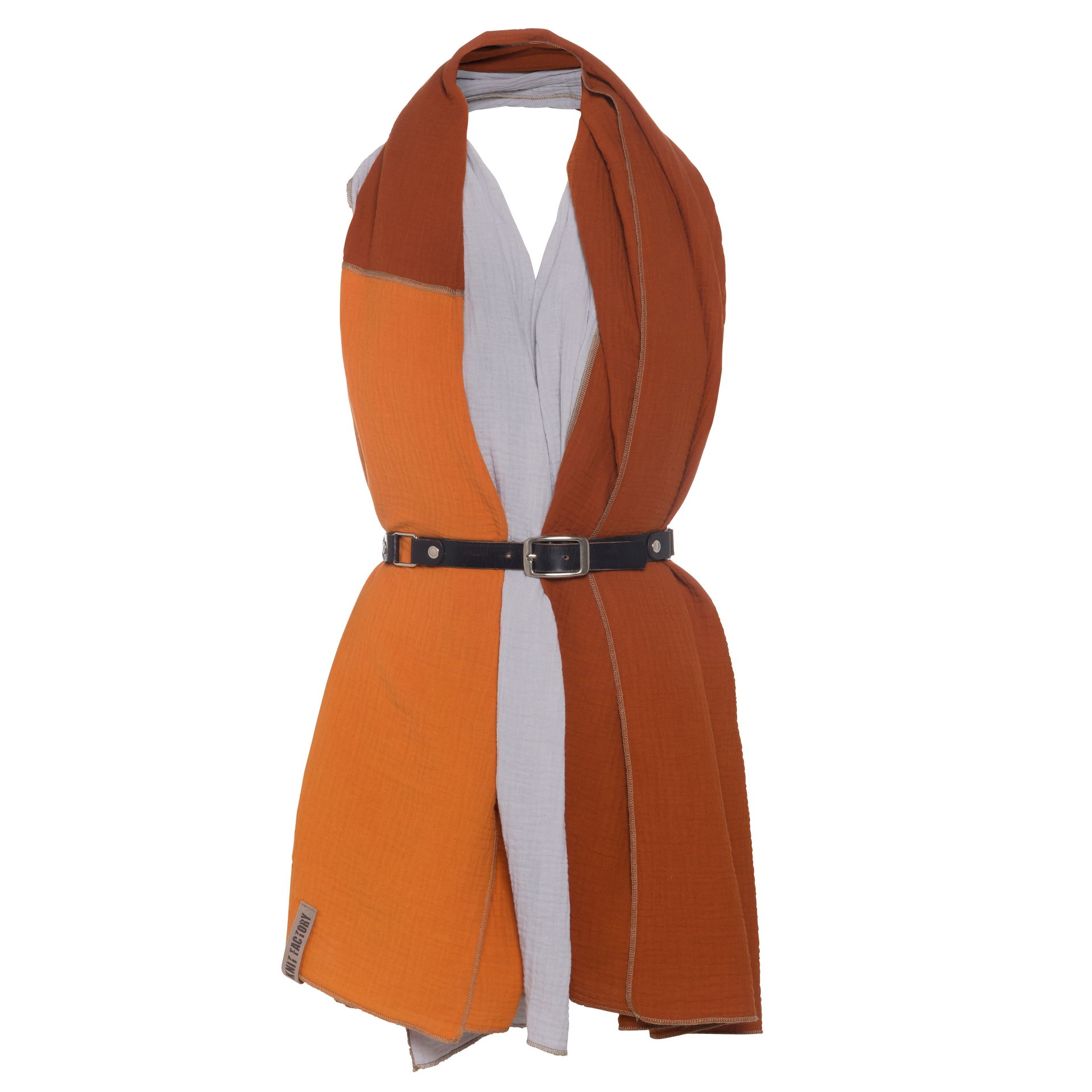 Fay Pareo - XL Sjaal - Stranddoek Terra/Roest