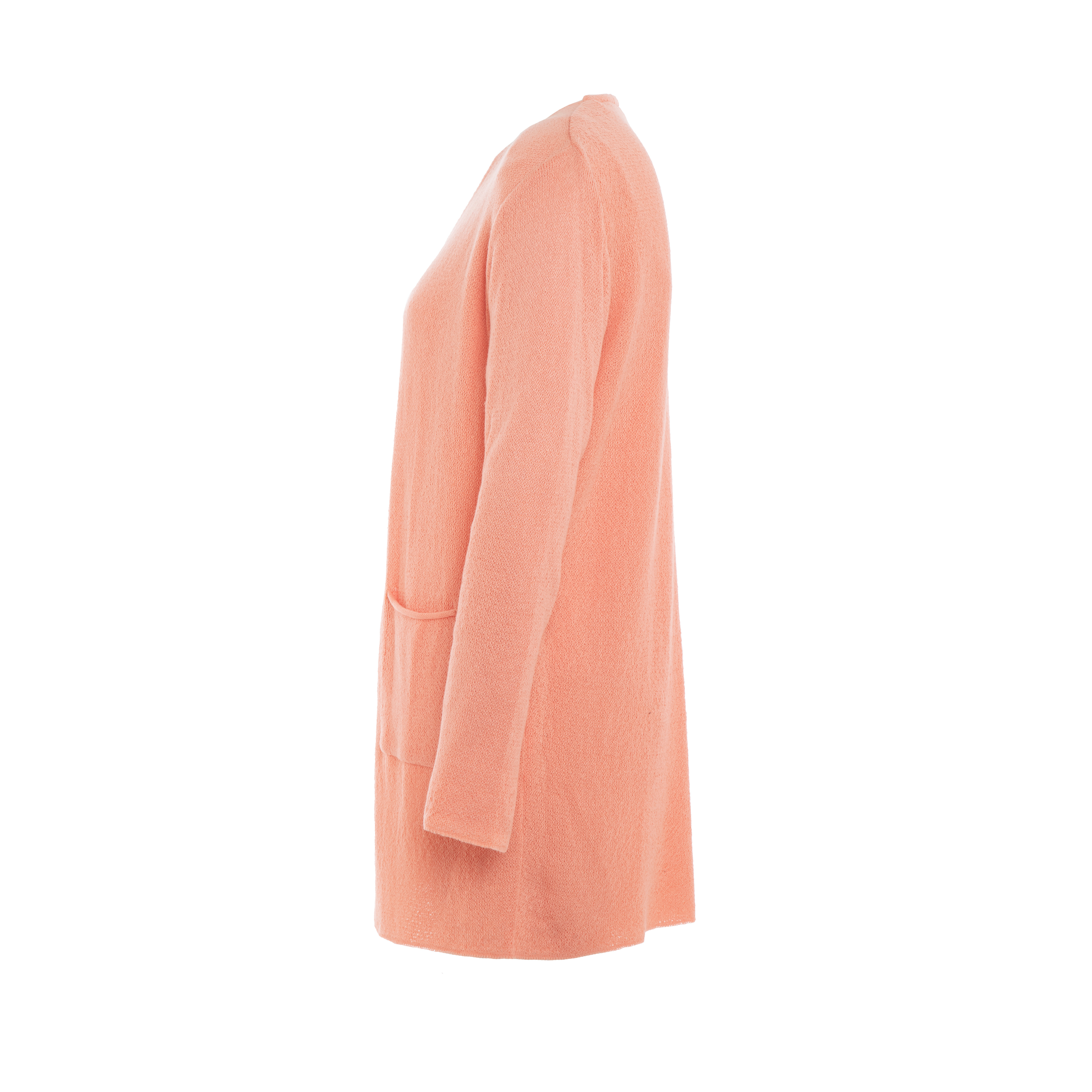 Ella Gebreid Vest Apricot - 40/42