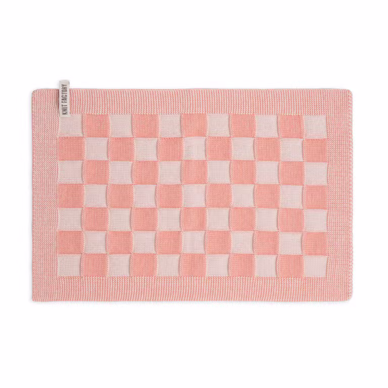 Tischset Block Ecru/Apricot