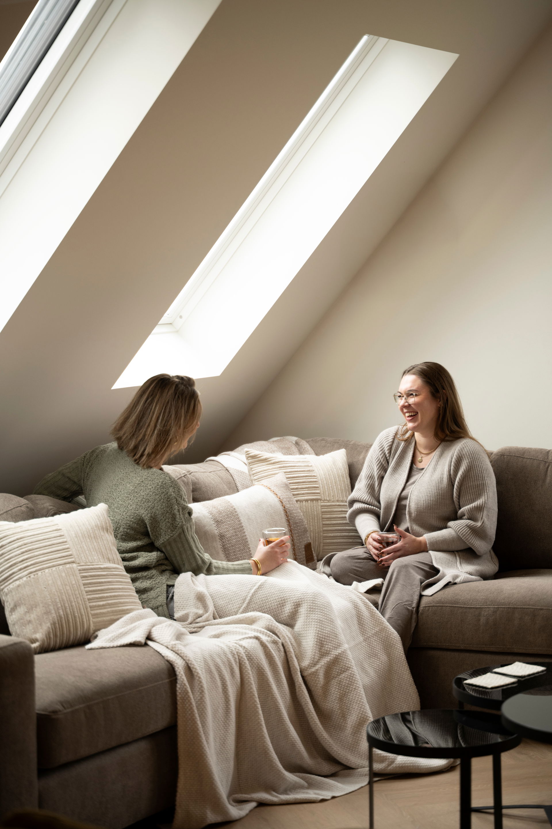 Patty Lange Strickjacke Iced Clay - 36/38