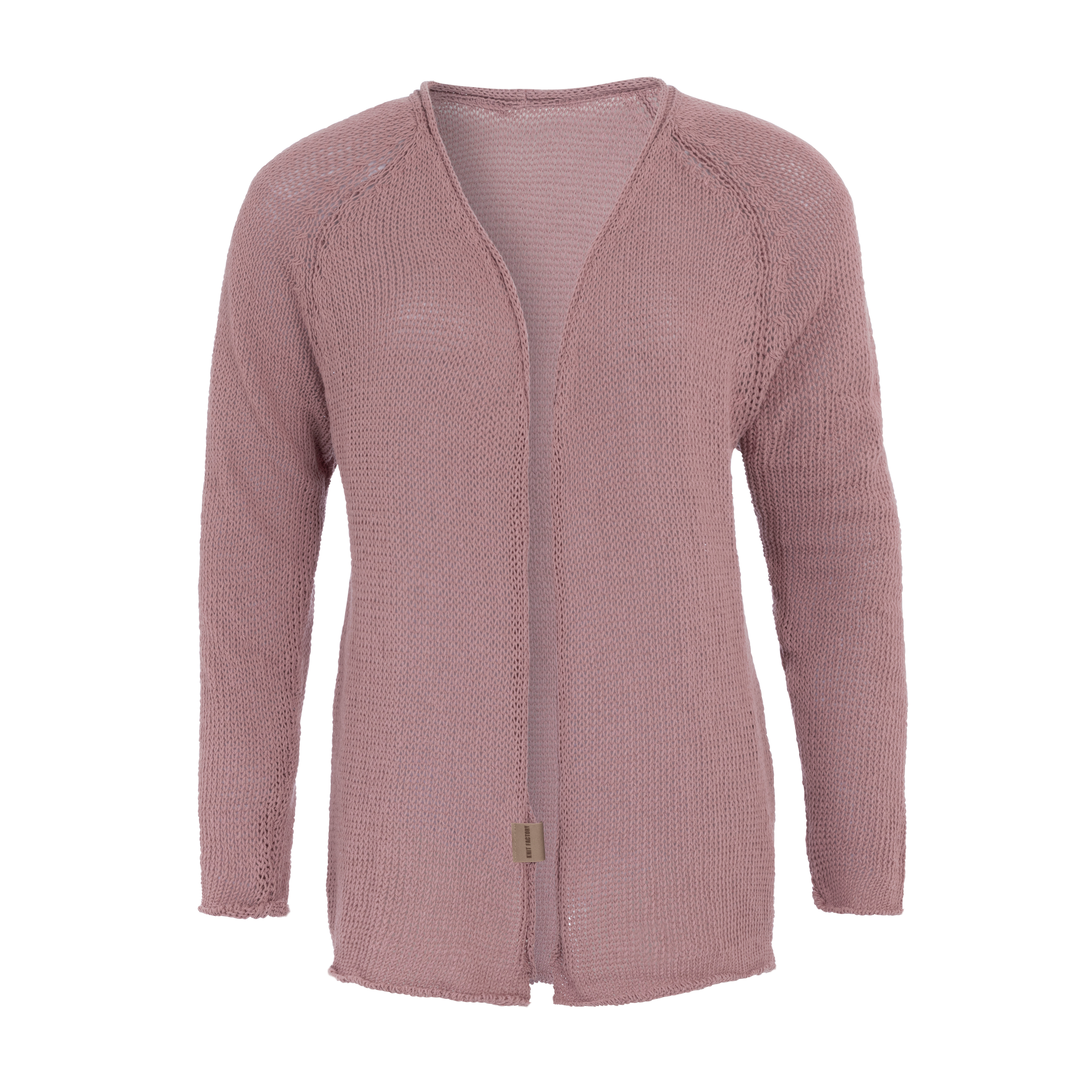 Jasmin Short Knitted Cardigan Old Pink - 36/38 Jasmin Short Knitted Cardigan Old Pink - 36/38