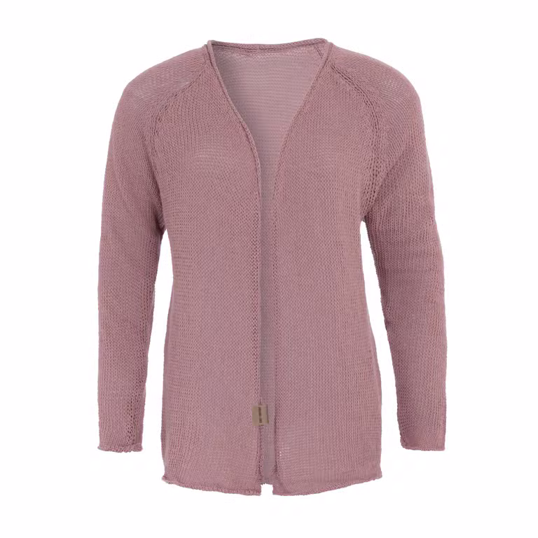Jasmin Short Knitted Cardigan Old Pink - 36/38