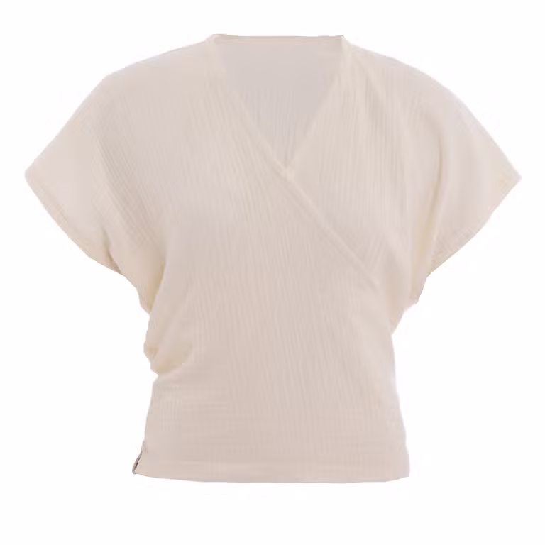 Dani Wrap Top Ecru - 36/42