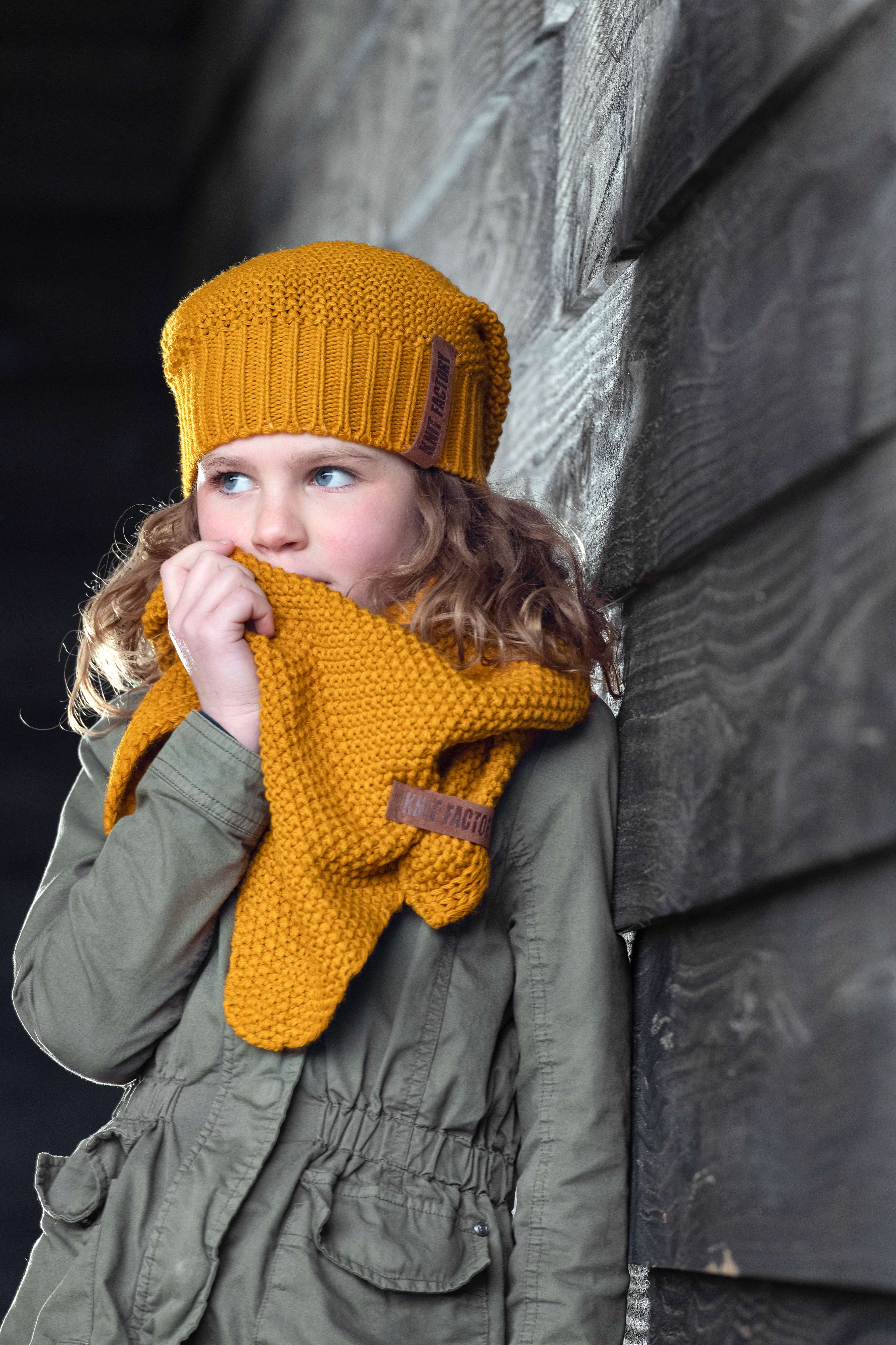 Coco Dreiecksschal Junior Ocker