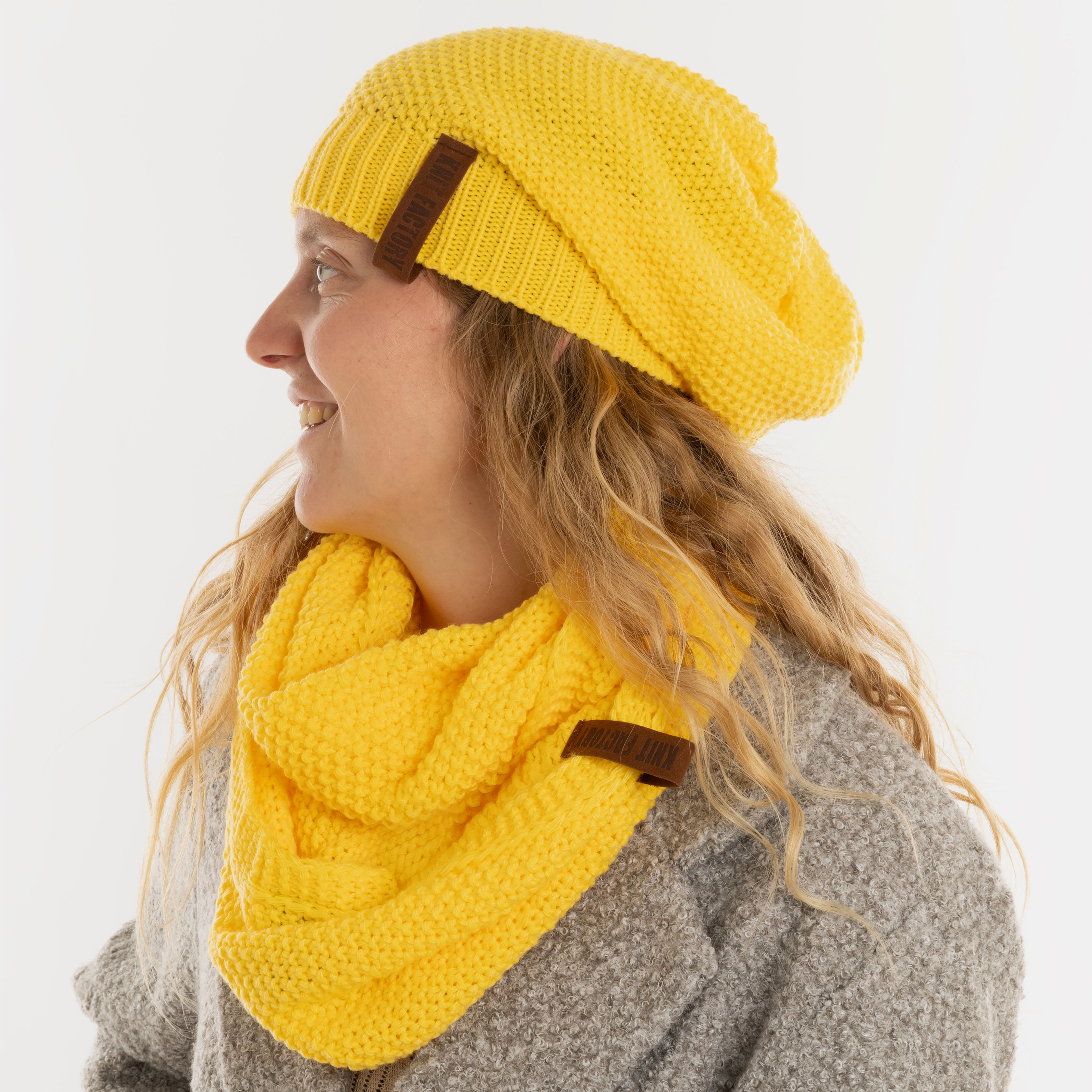 Coco Infinity Scarf Canario Yellow