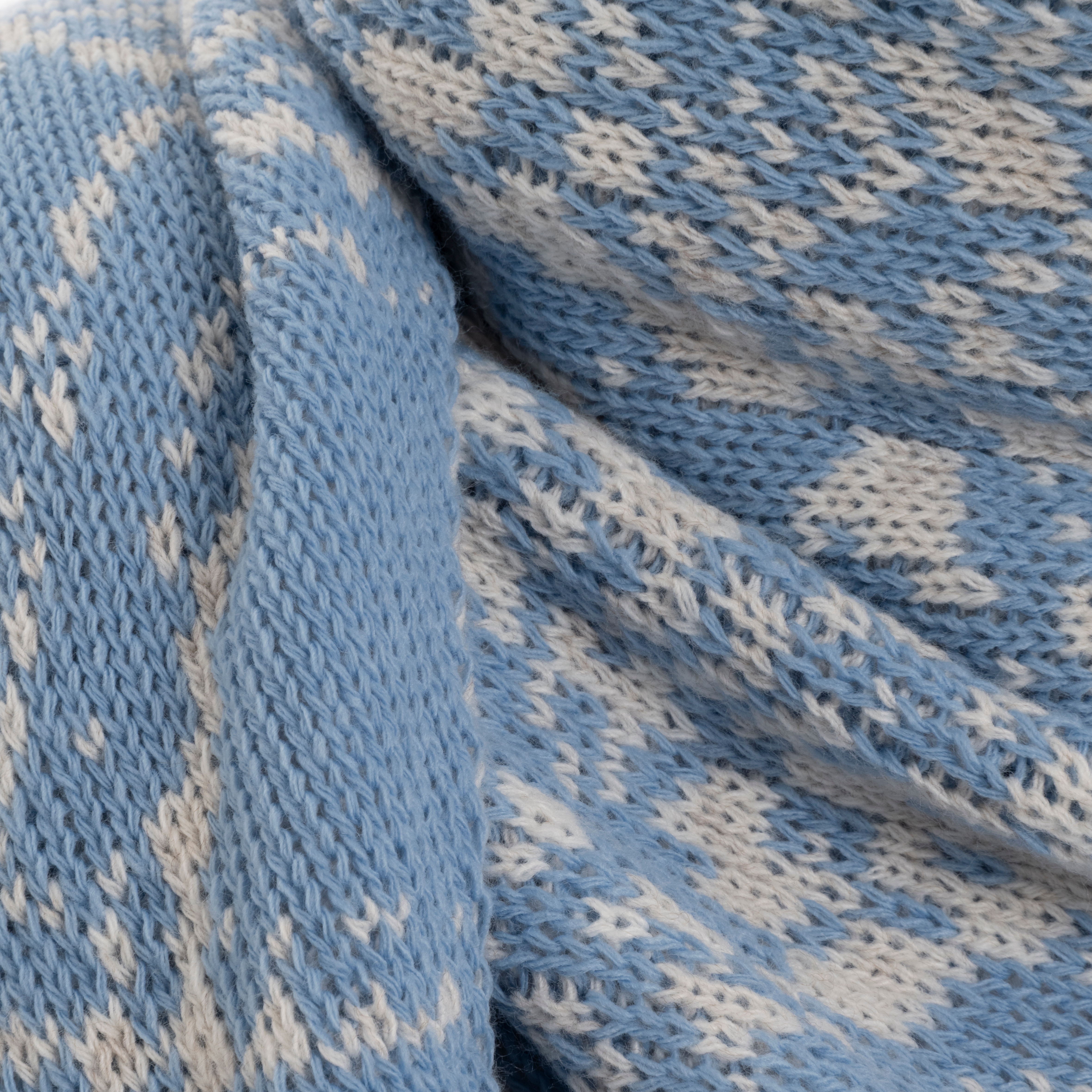 Lea Dreiecksschal Beige/Crystal Blue