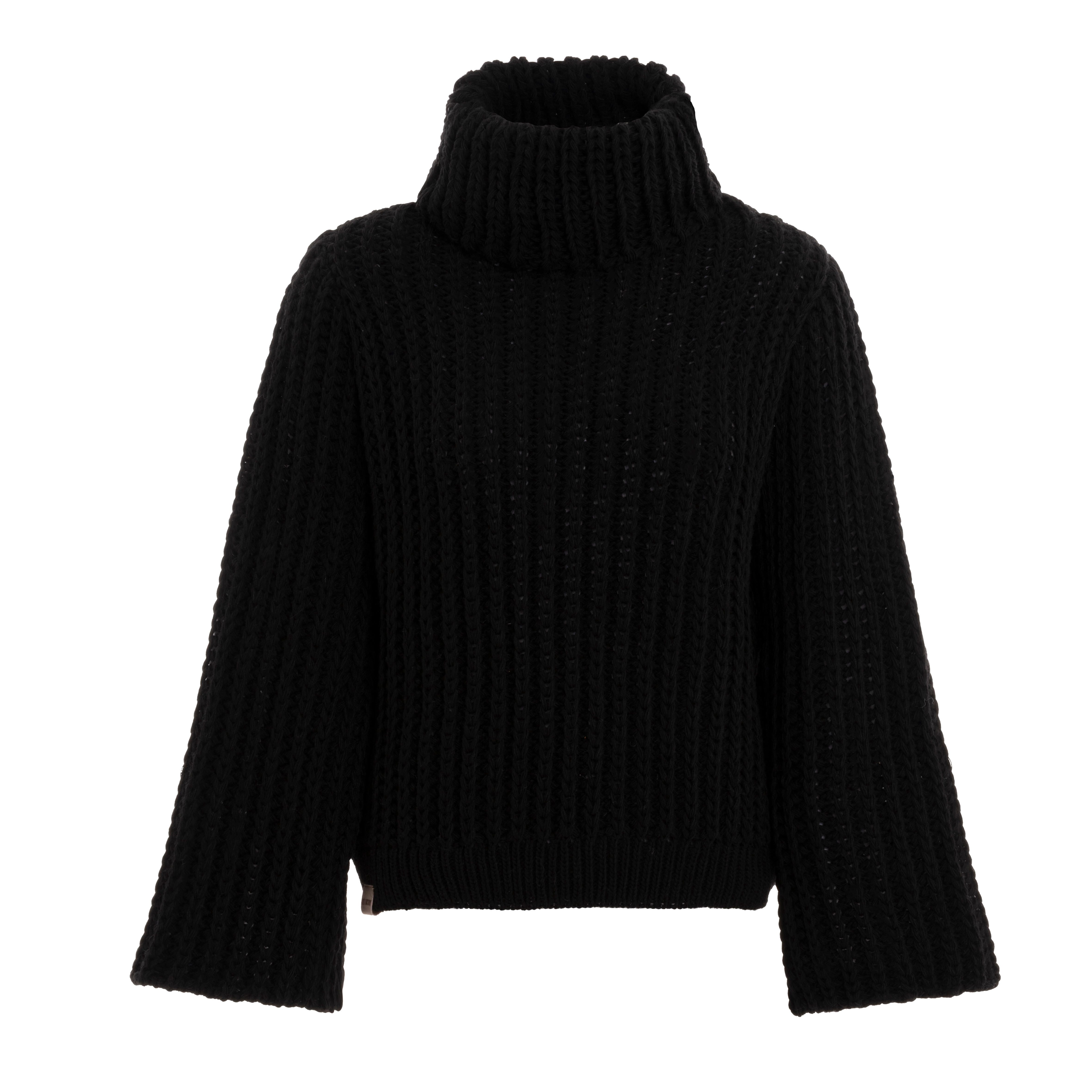Kris Pull à Col Roulé Noir - 36/38