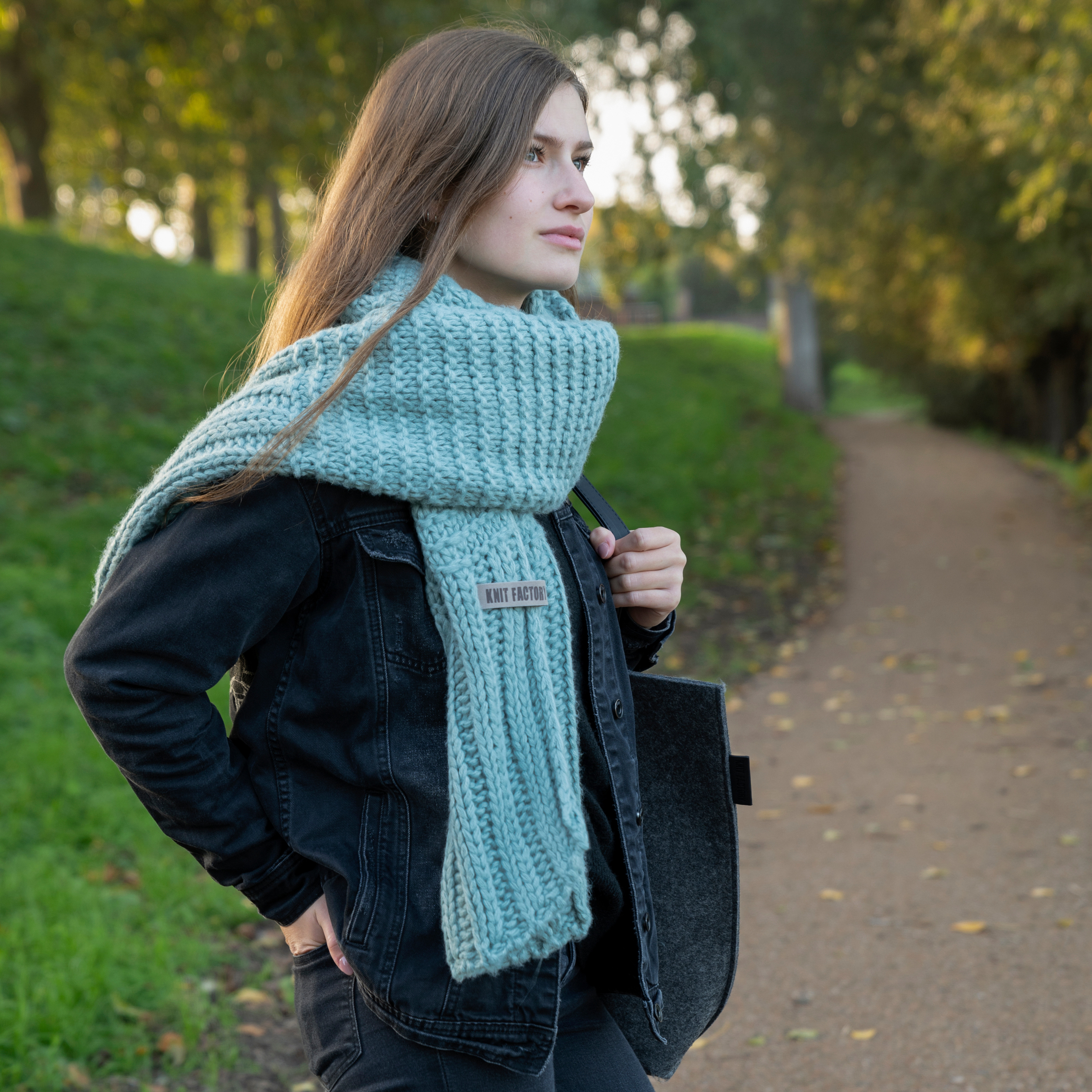 Alex Scarf Stone Red