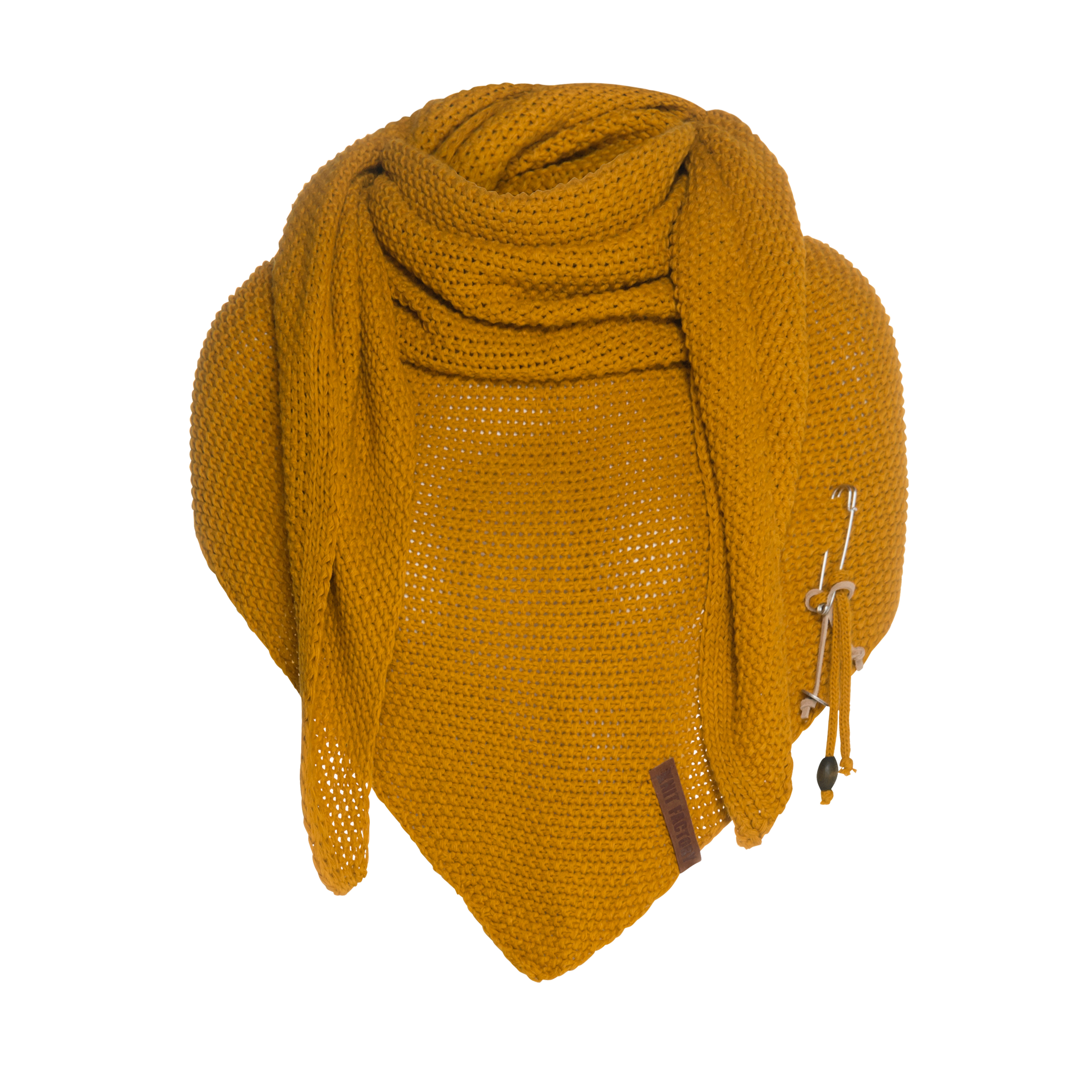 Coco Triangle Scarf Ochre