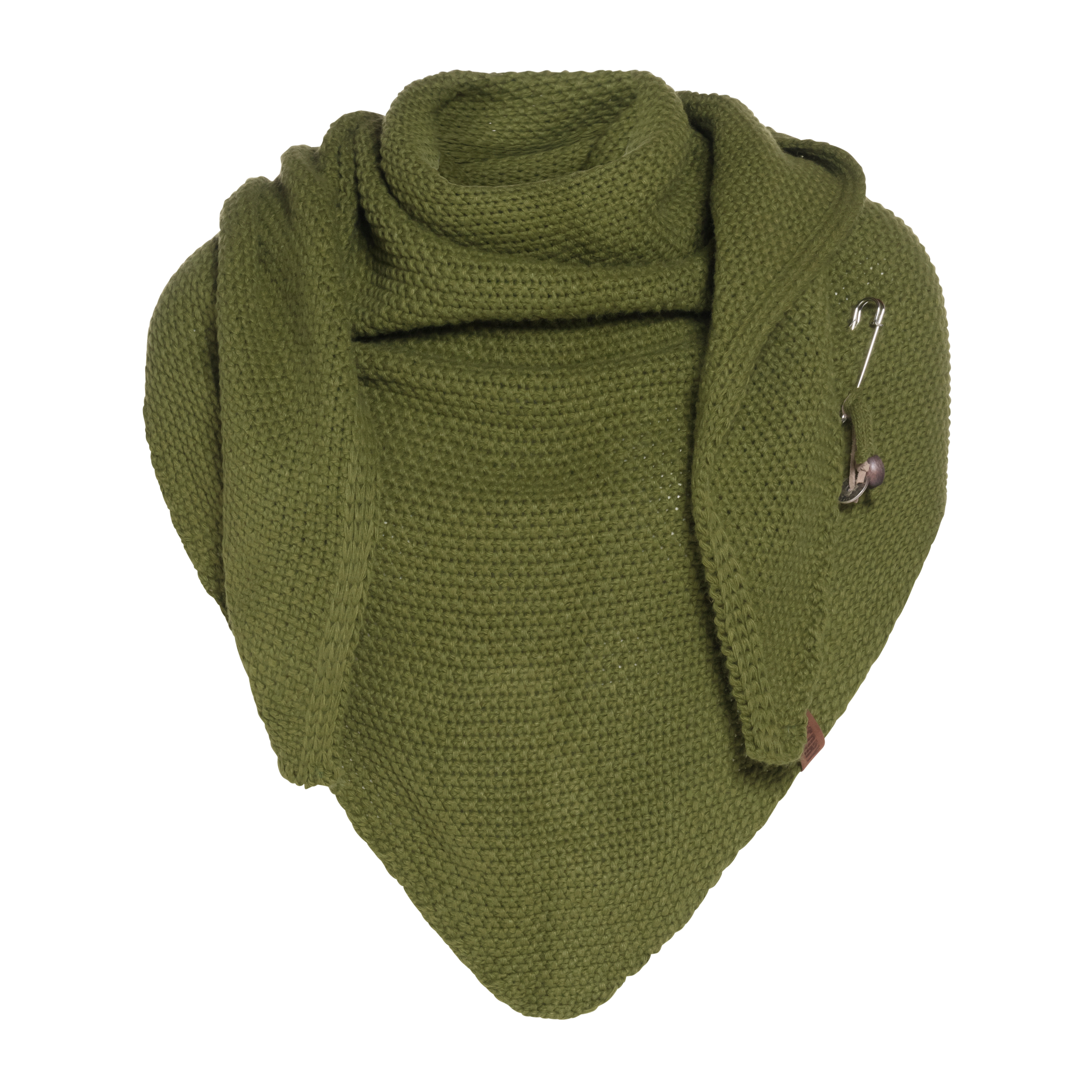 Coco Triangle Scarf Moss Green