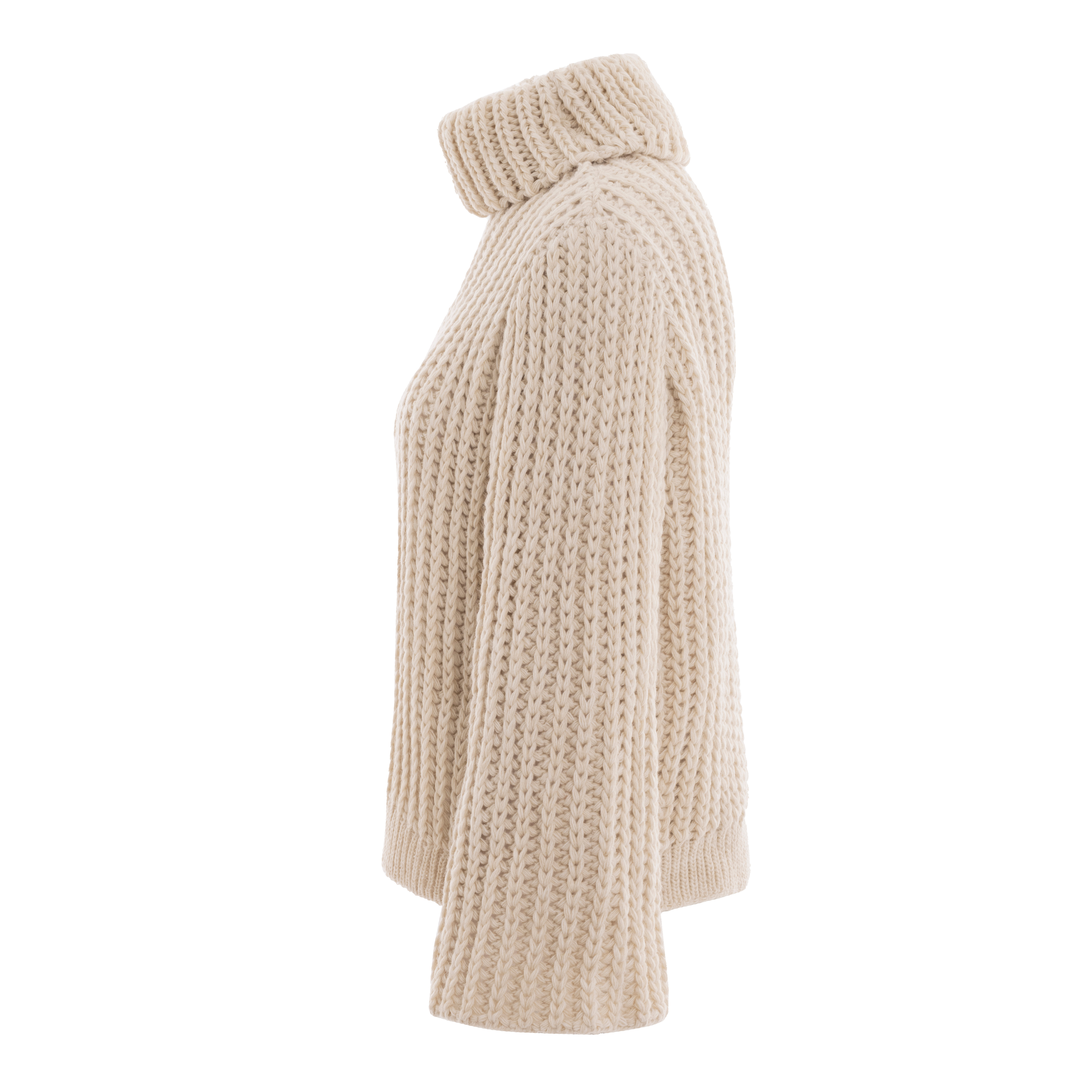 Kris Turtleneck Pullover Beige - 36/38