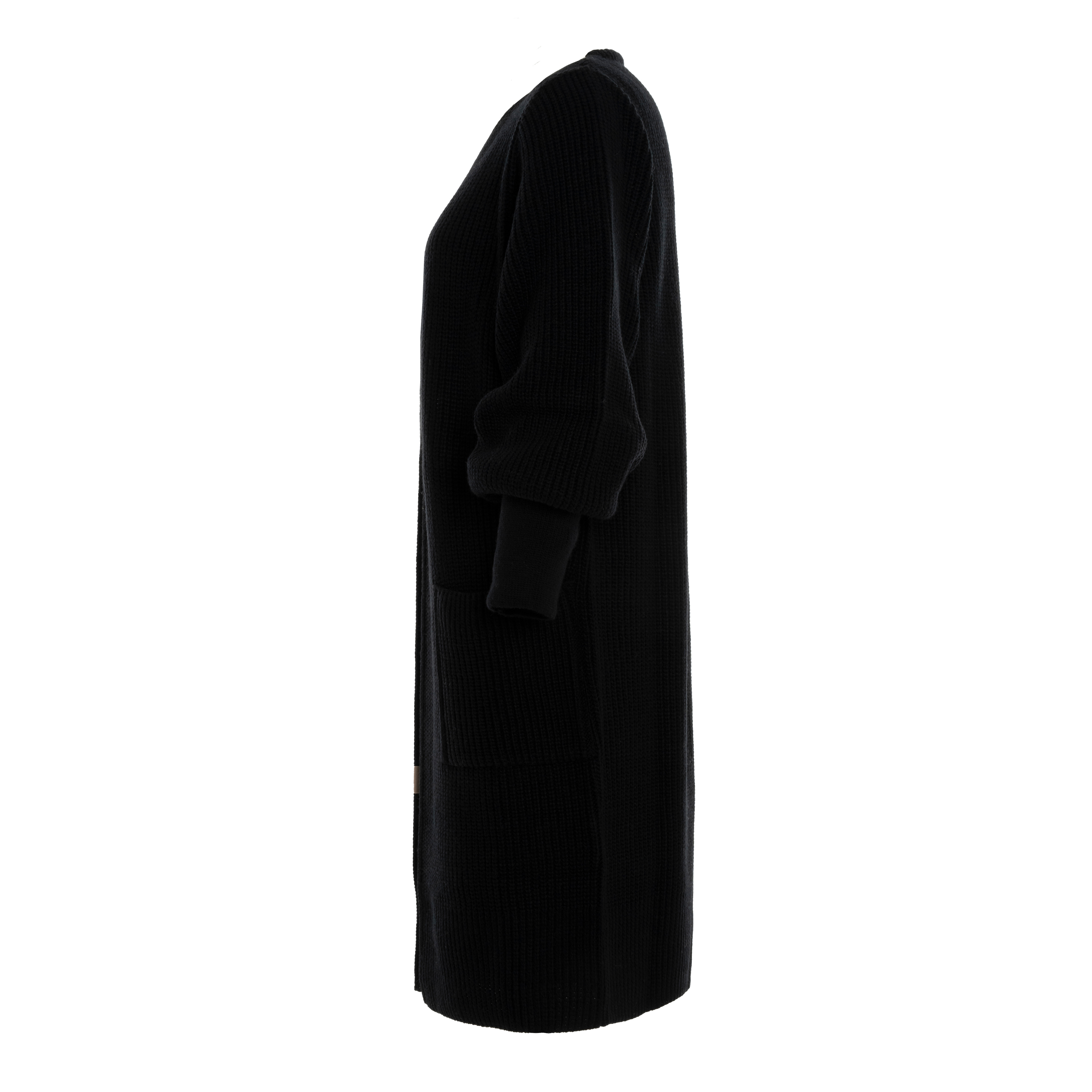 Patty Lange Strickjacke Schwarz - 36/38