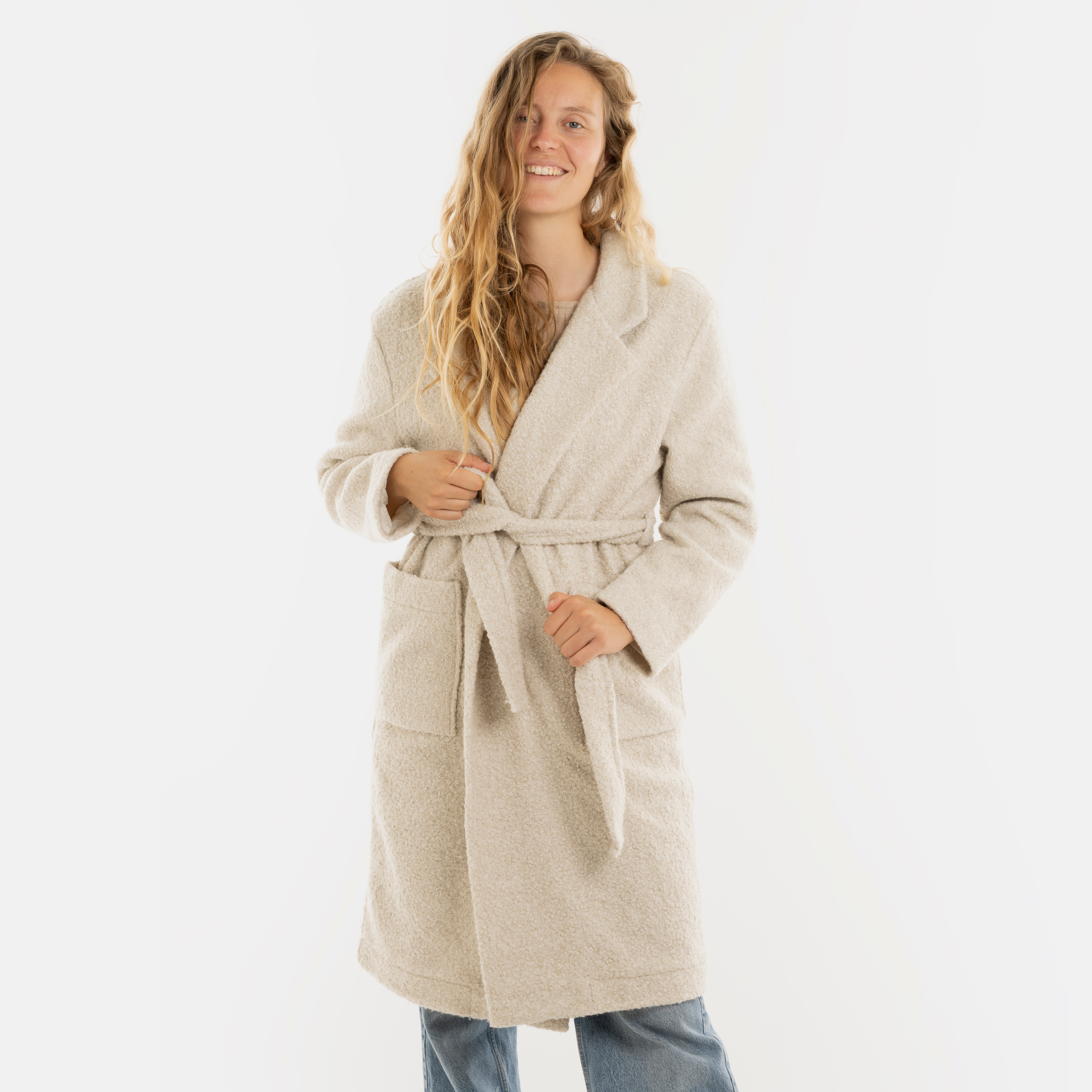 Esra Mantel Beige - 40/42