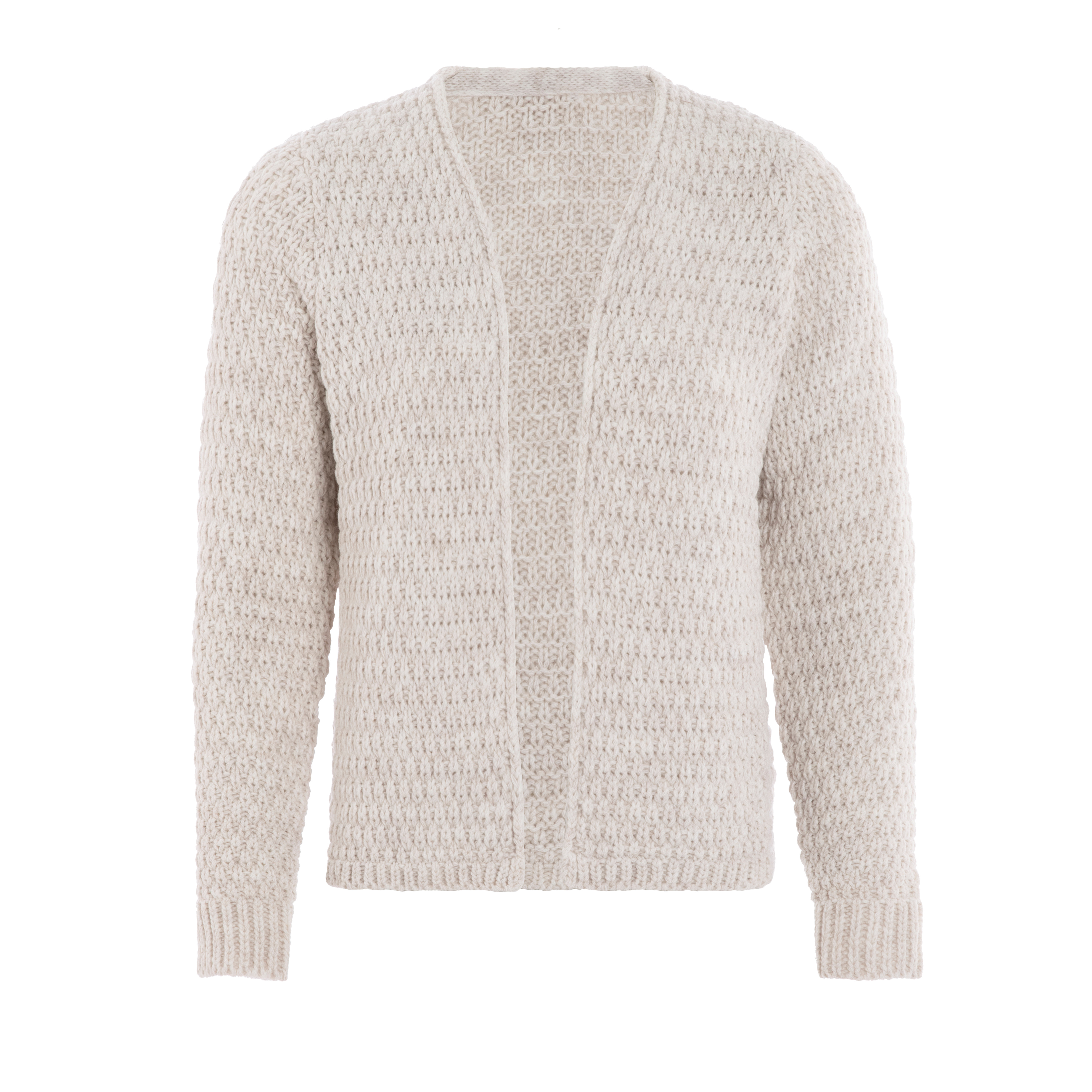 Becky Kort Gebreid Vest Beige - 40/42 Becky Kort Gebreid Vest Beige - 40/42