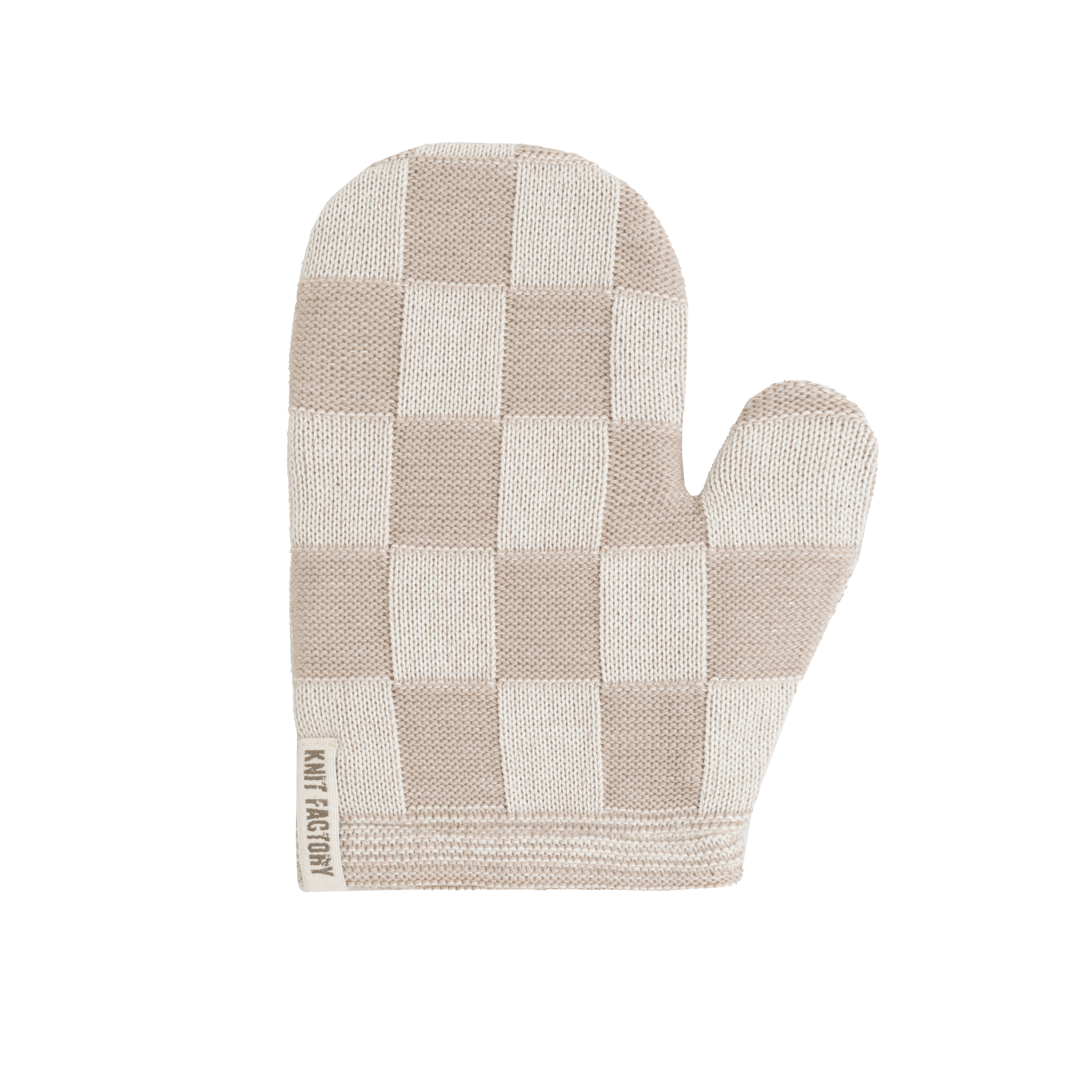 Oven Mitt Block Ecru/Linnen