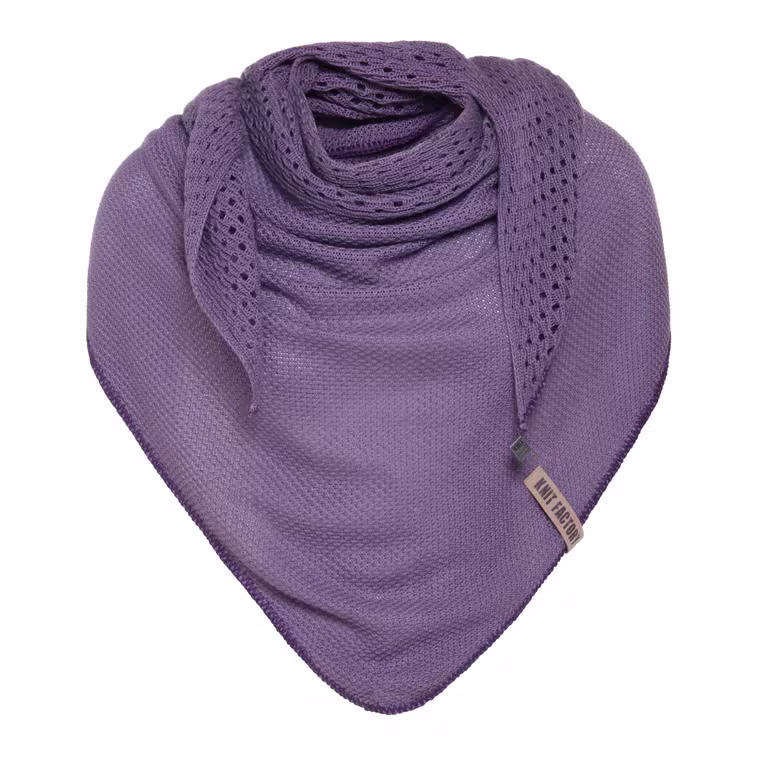 April Triangle Scarf Violet