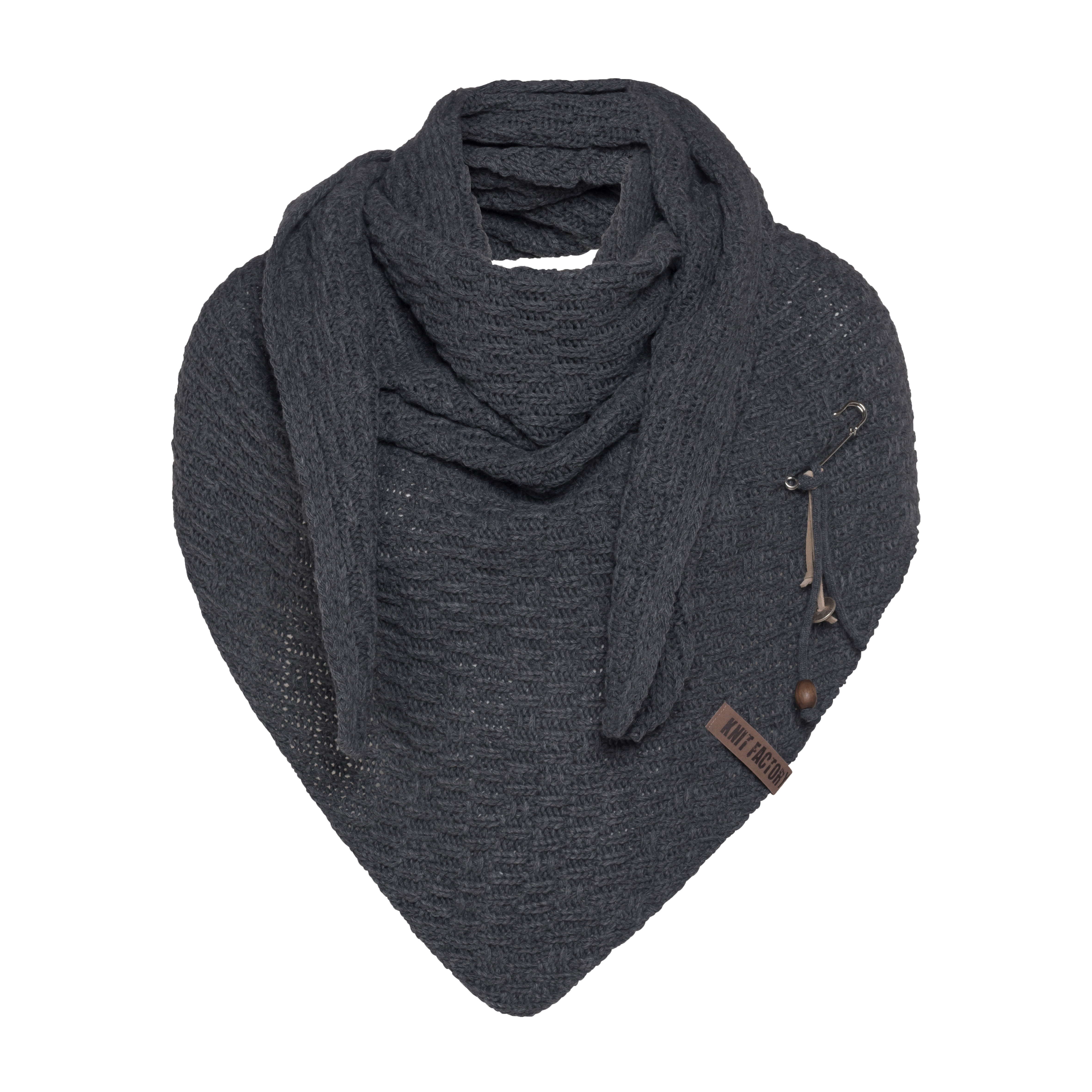 Jaida Triangle Scarf Anthracite