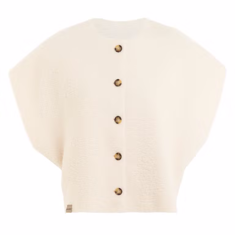 Lou Teddy Gilet Ecru - 36/44
