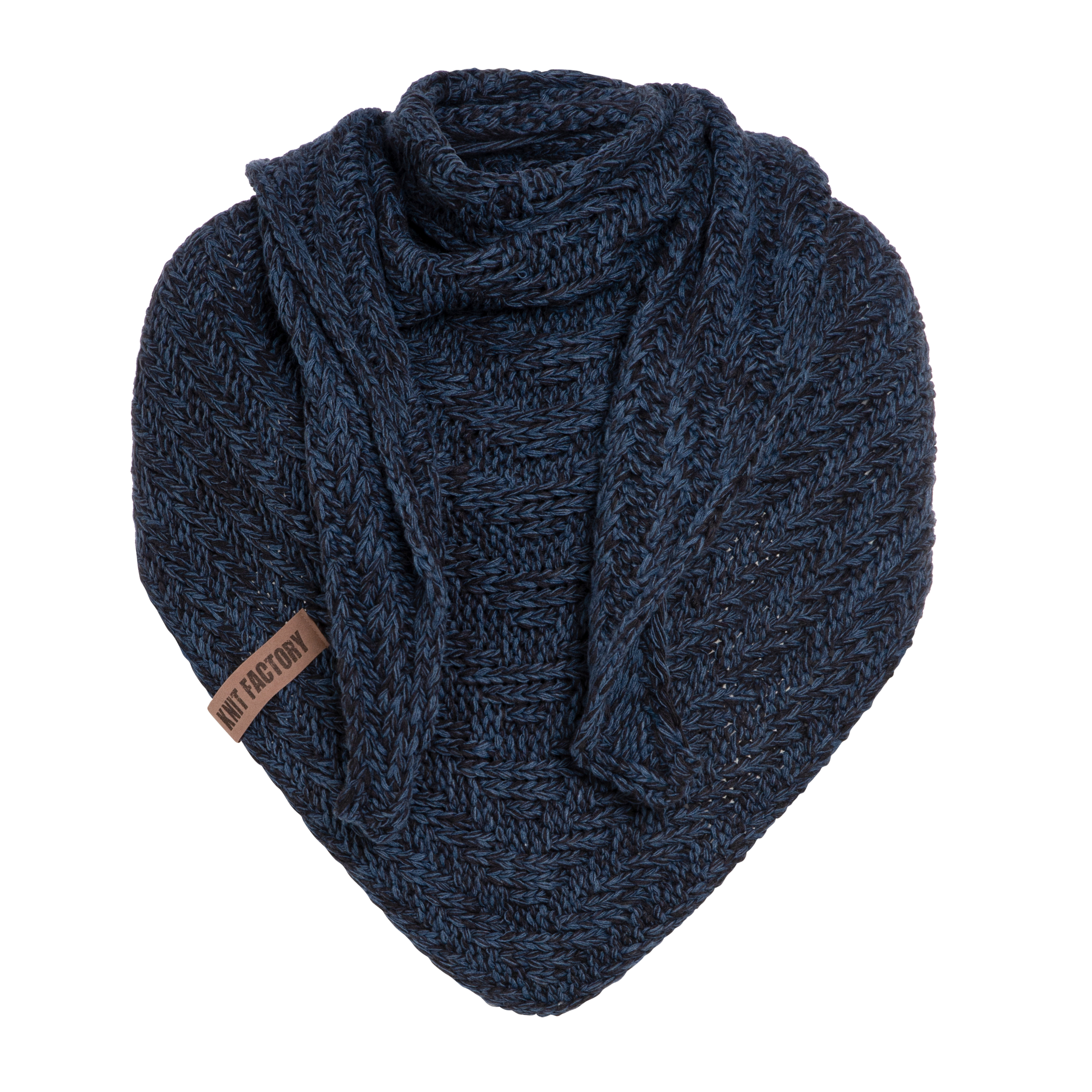 Sally Dreiecksschal Jeans/Navy