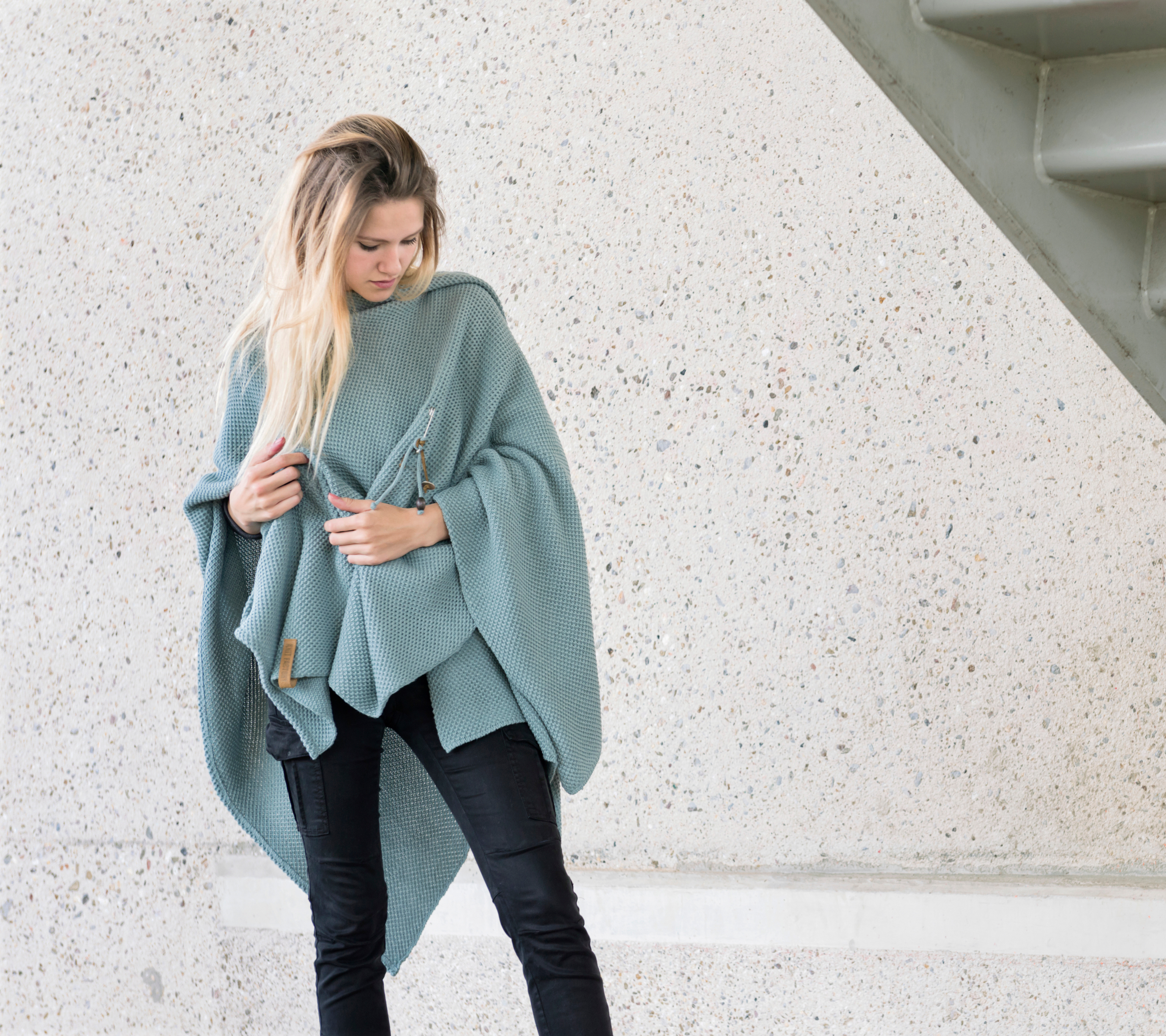 Jazz Shawl Wrap Stone Green