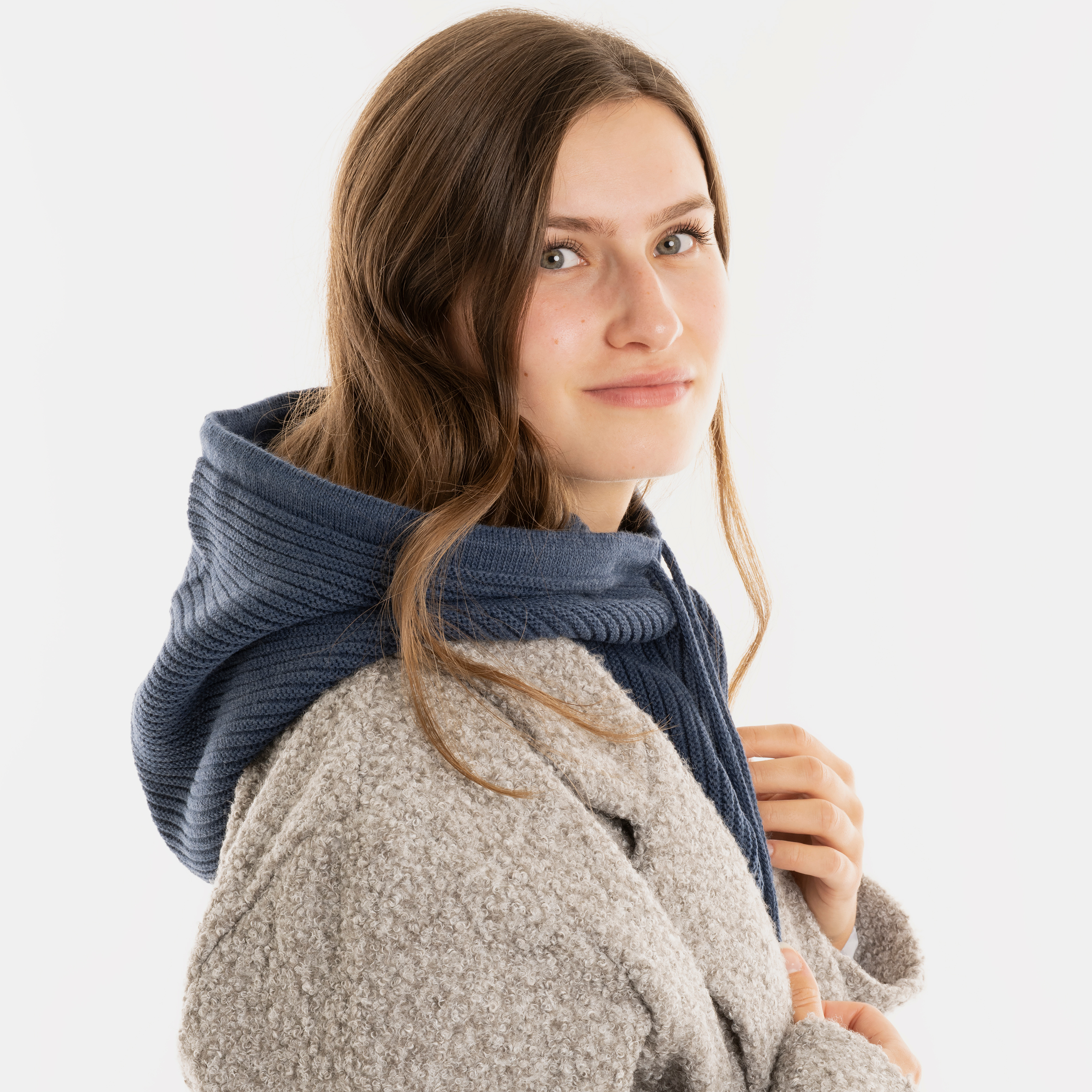 Evy Hooded Scarf Jeans