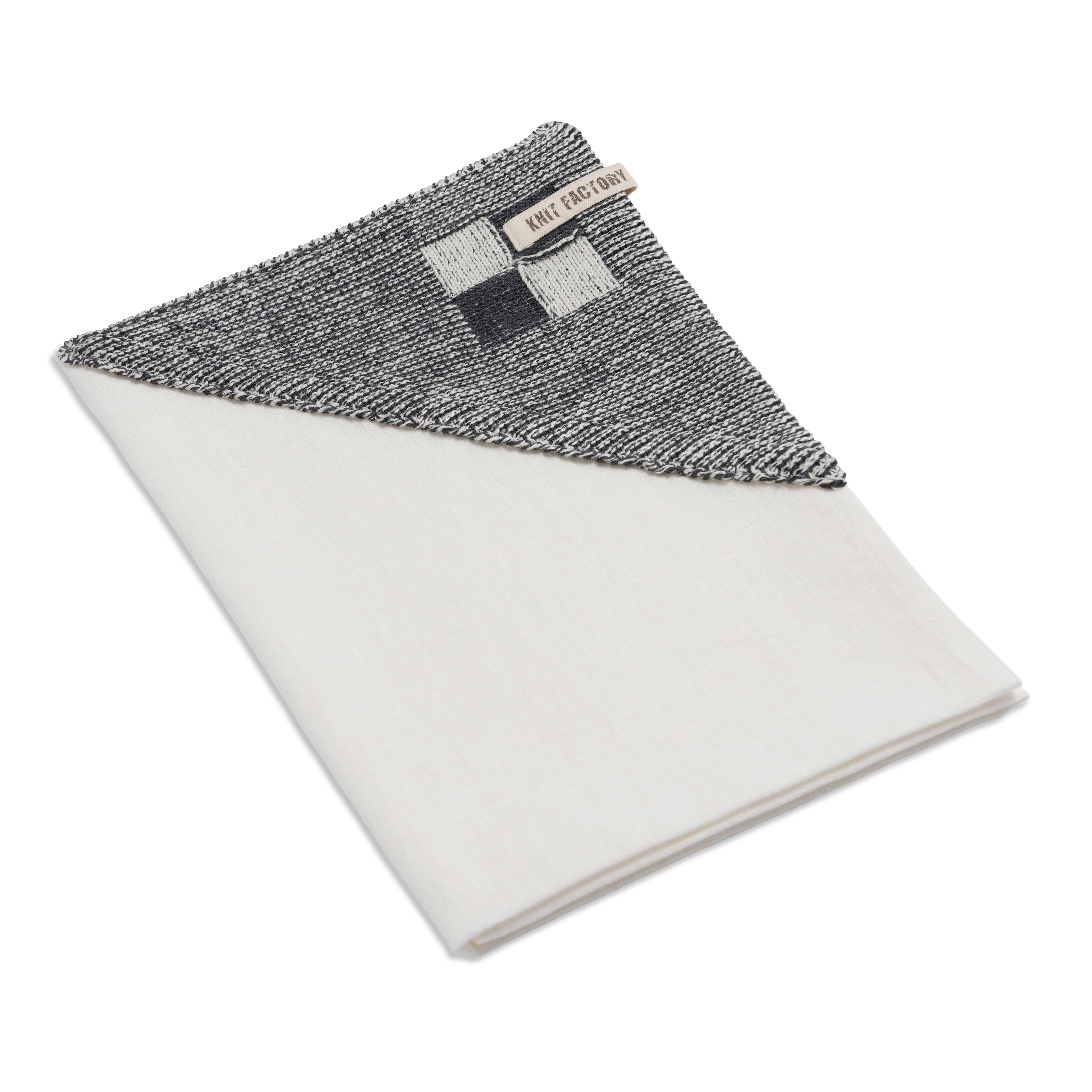Tea-towel Block Ecru/Anthracite