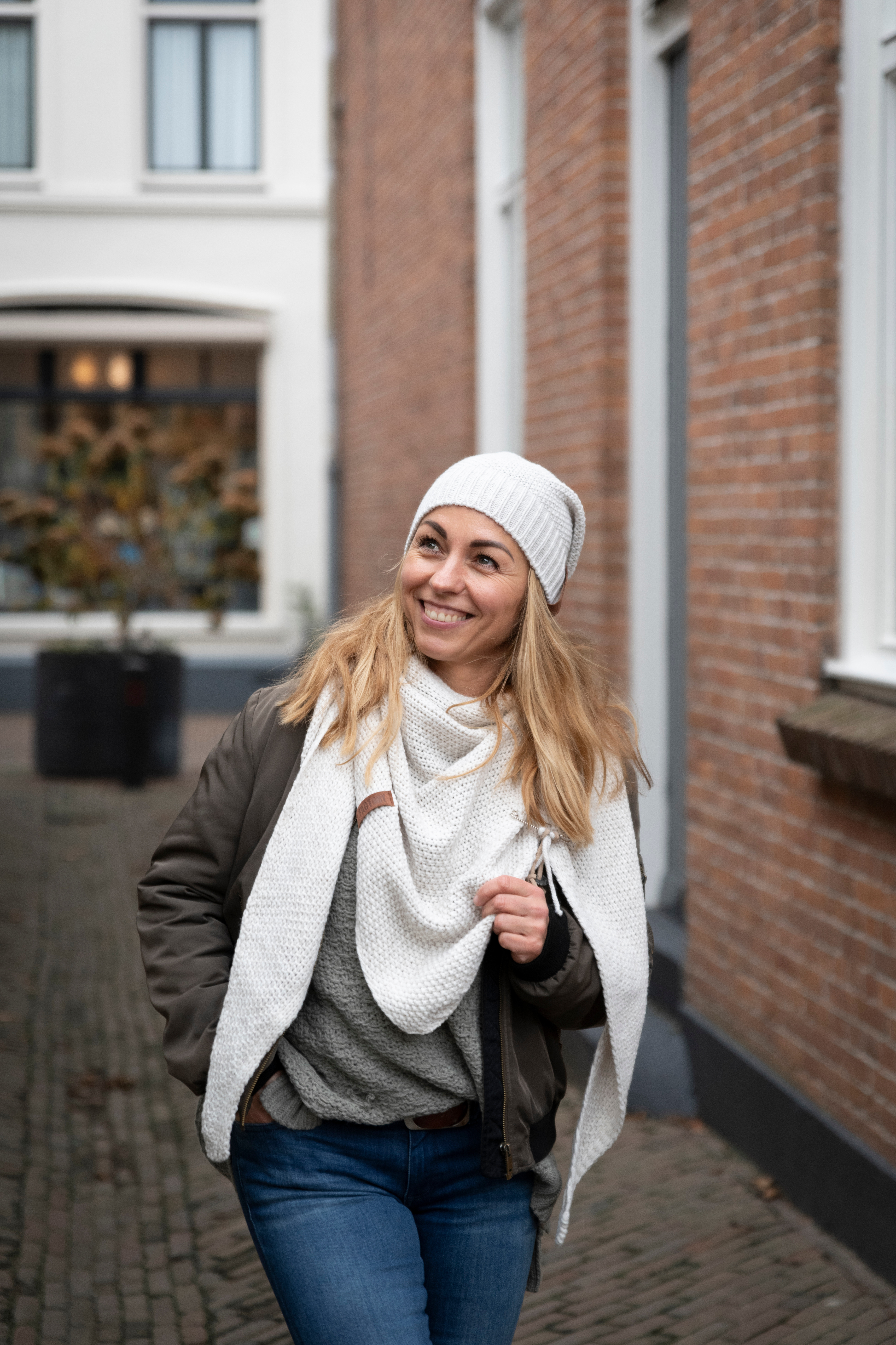 Coco Omslagdoek Beige