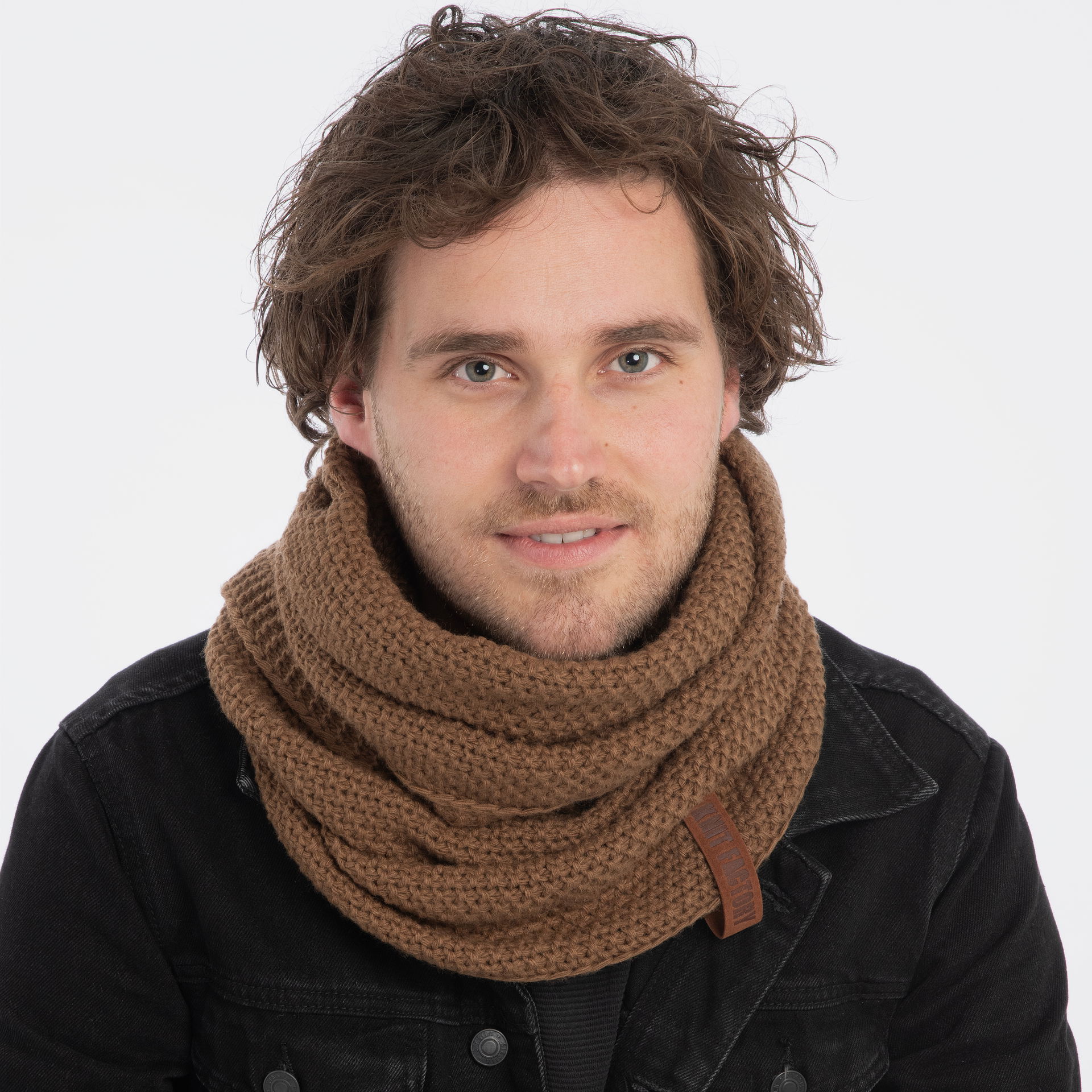 Coco Infinity Scarf Tobacco