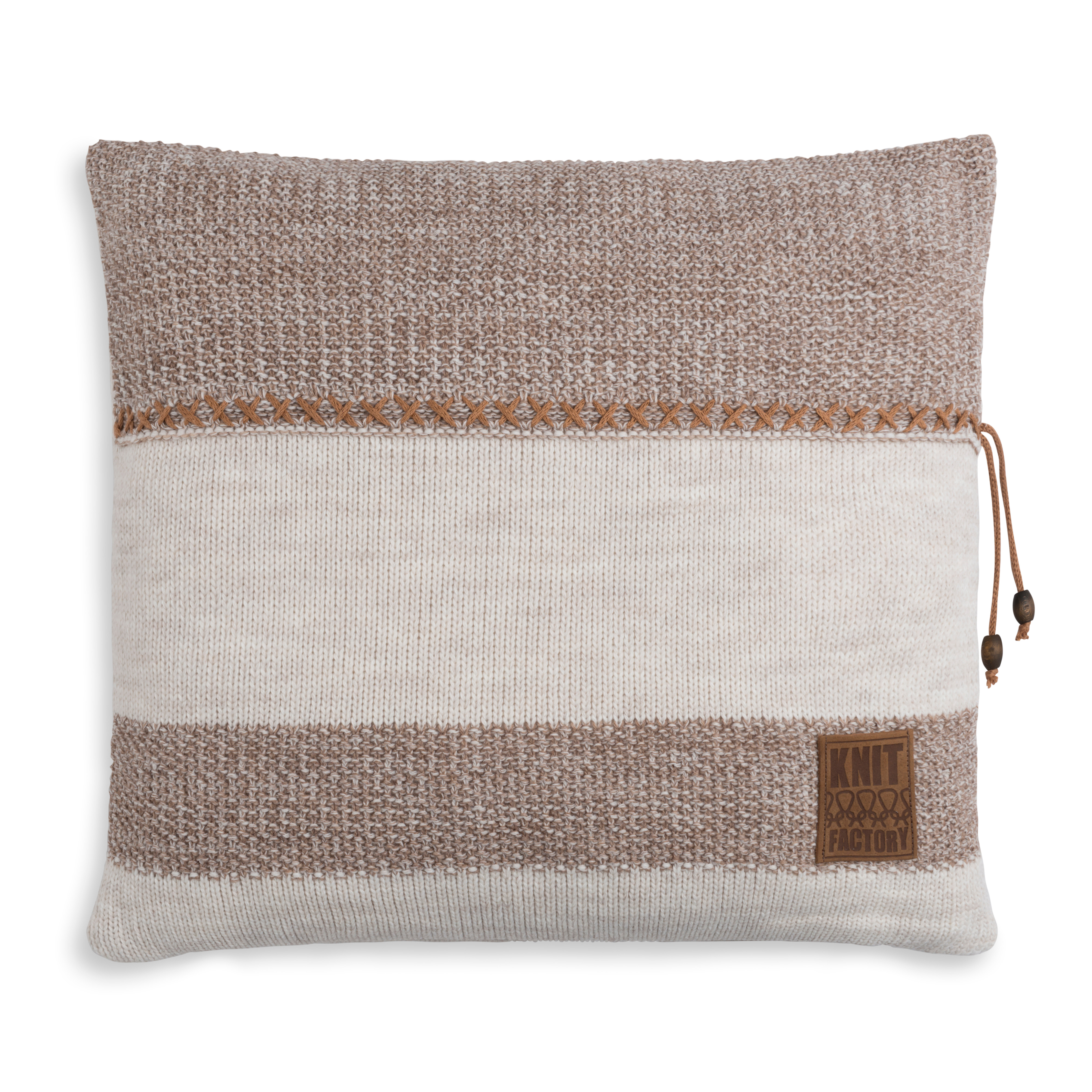 Roxx Cushion Beige/Marron - 50x50