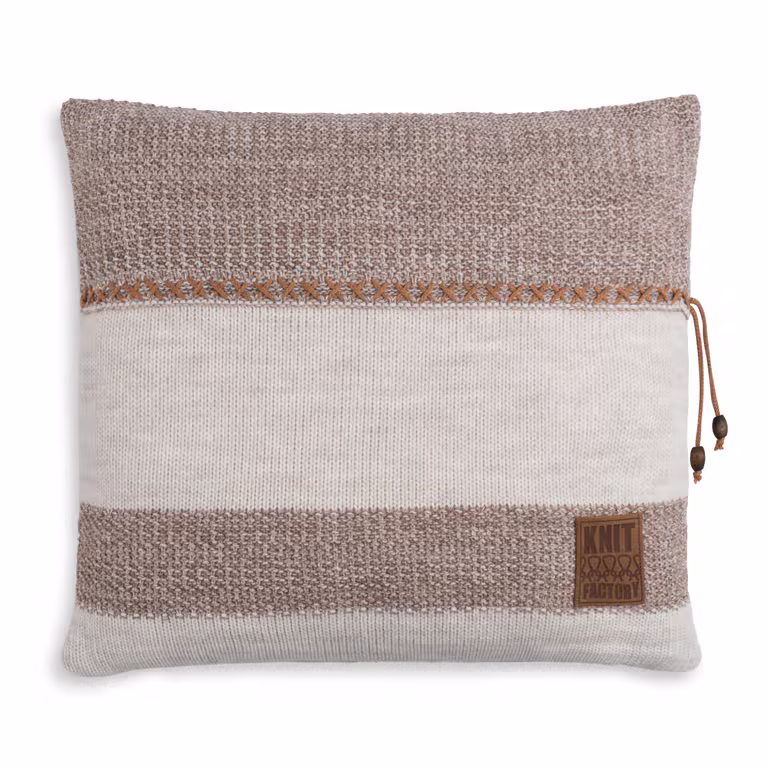 Roxx Cushion Beige/Marron - 50x50