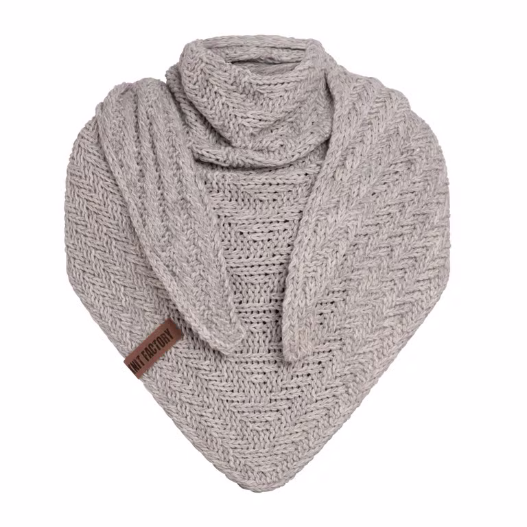 Sally Omslagdoek Licht Grijs/Beige